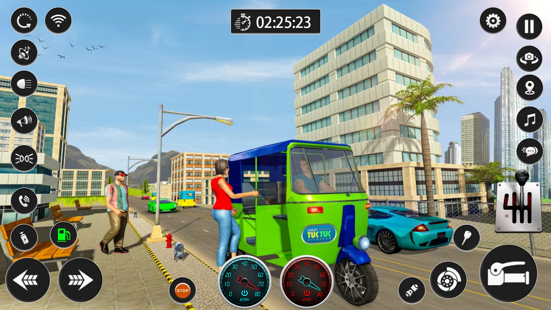 اسکرین شات 2 بازی Tuk Tuk Rickshaw Taxi Driver
