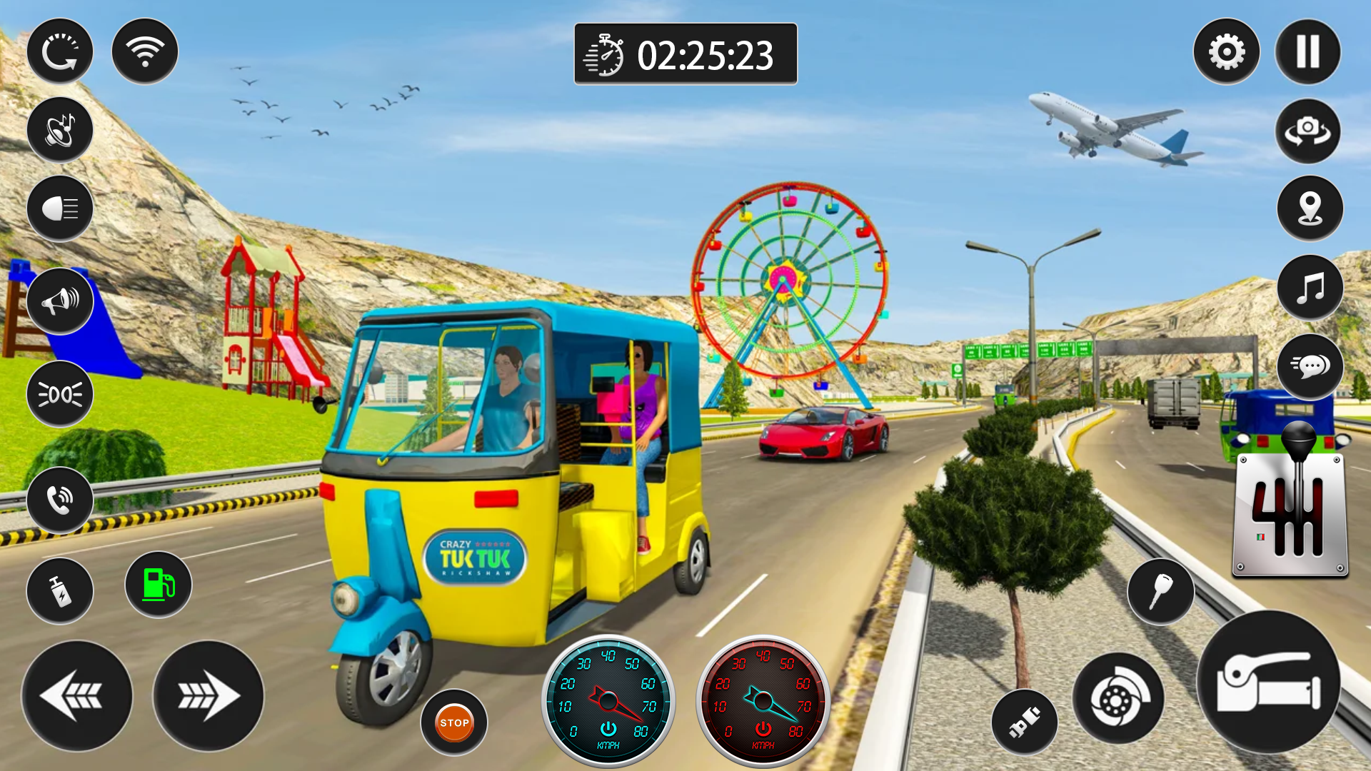 اسکرین شات 3 بازی Tuk Tuk Rickshaw Taxi Driver