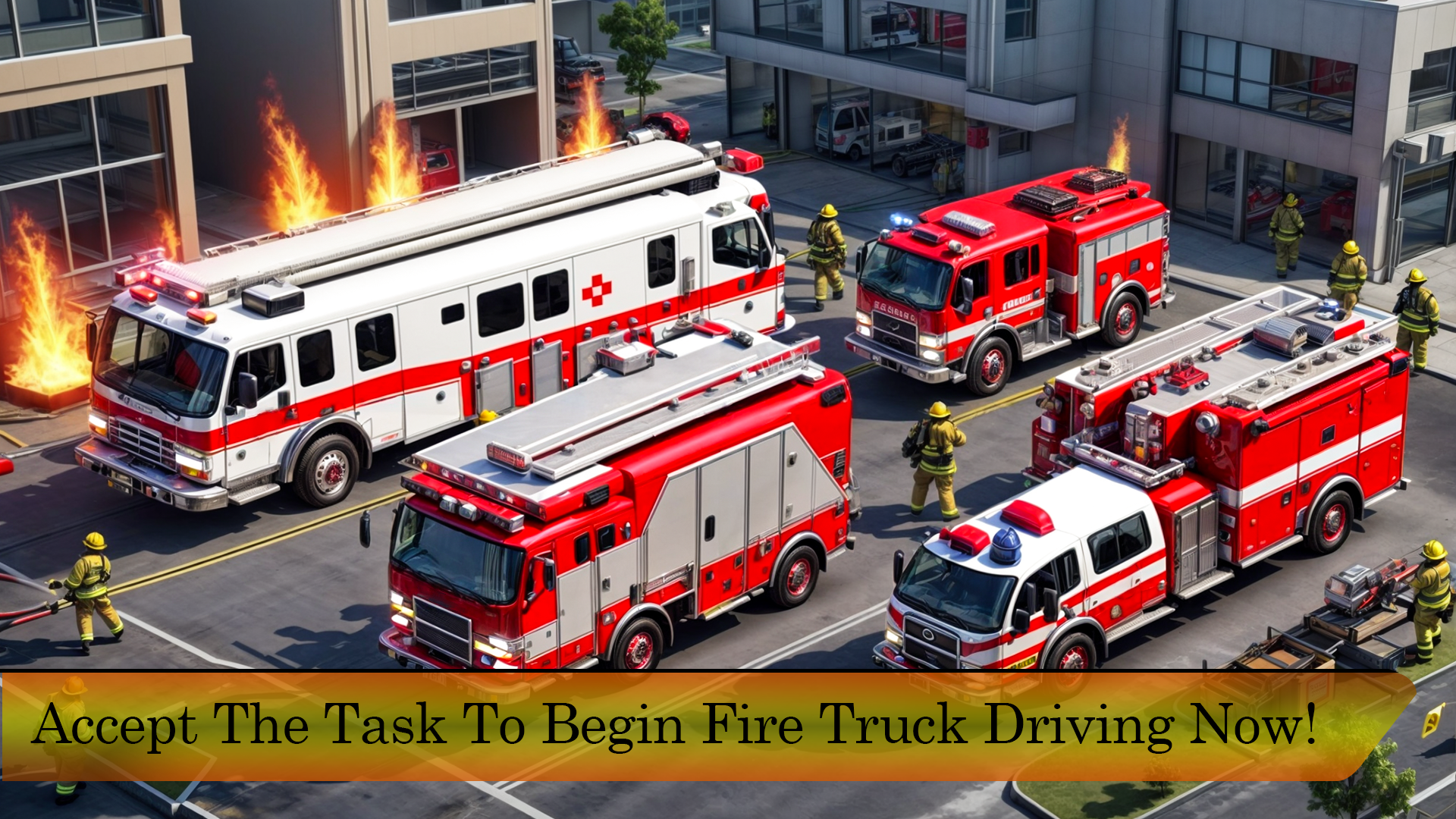 اسکرین شات 3 بازی Firefighter Fire Truck Driving