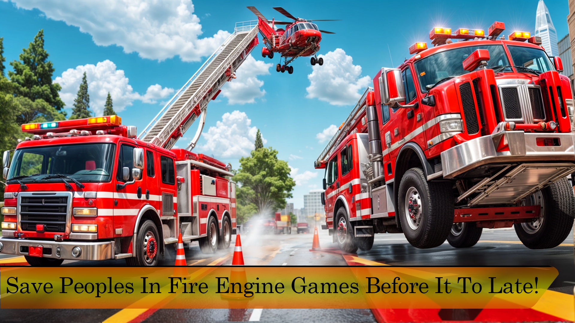 اسکرین شات 4 بازی Firefighter Fire Truck Driving