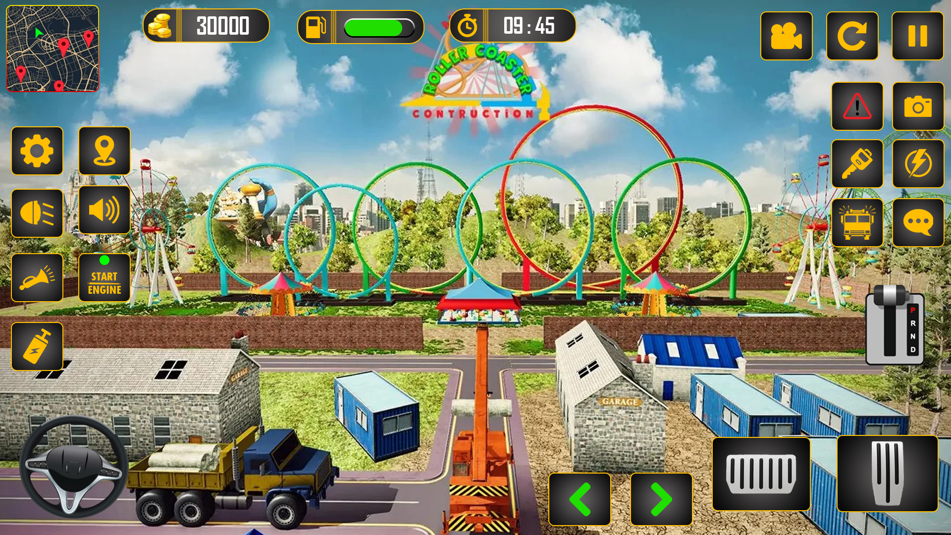 اسکرین شات 2 بازی Roller Coaster Builder Game