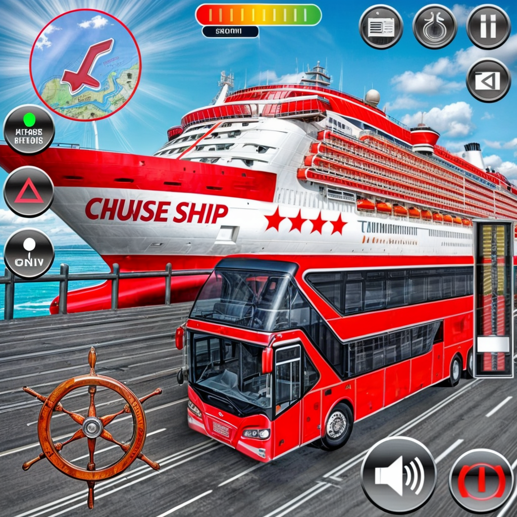 اسکرین شات 3 بازی Transport Cruise Ship Games