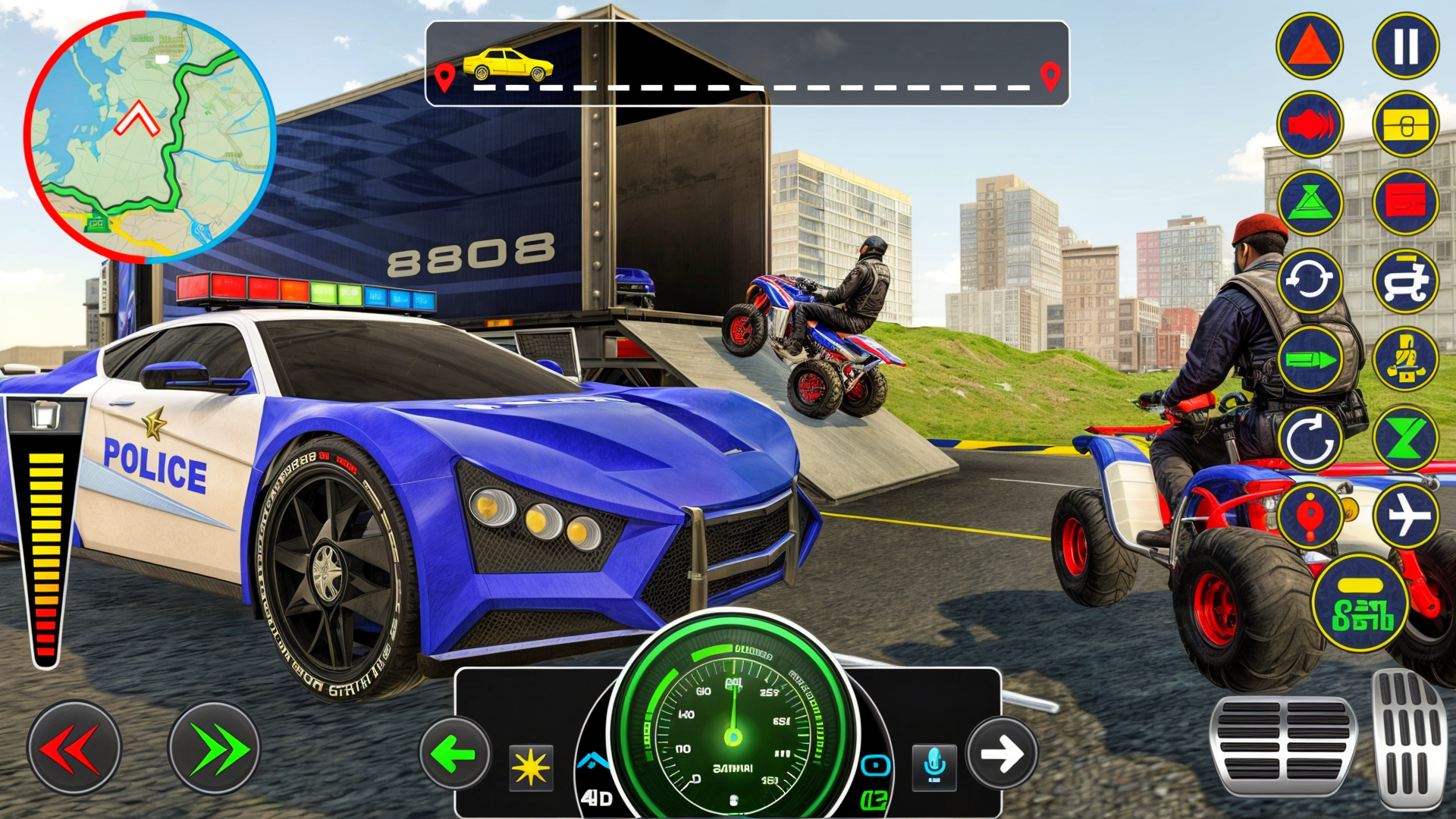 اسکرین شات 5 بازی Police Muscle Car Cargo Plane