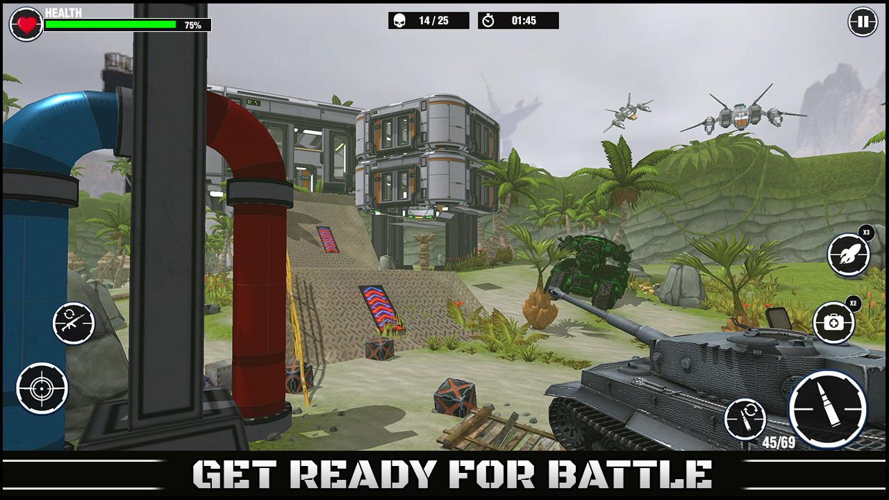 اسکرین شات 5 بازی World War Army: Tank War Games