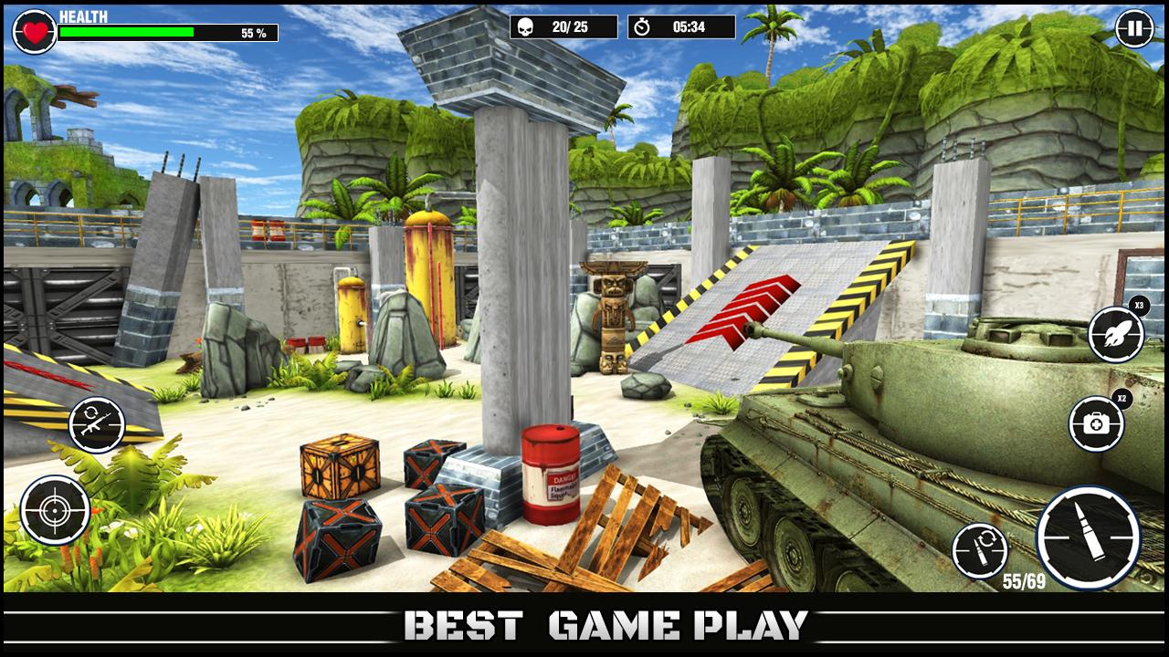اسکرین شات 3 بازی World War Army: Tank War Games