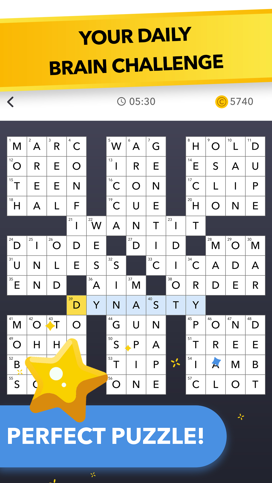 اسکرین شات 2 بازی Crossword Puzzle Universe