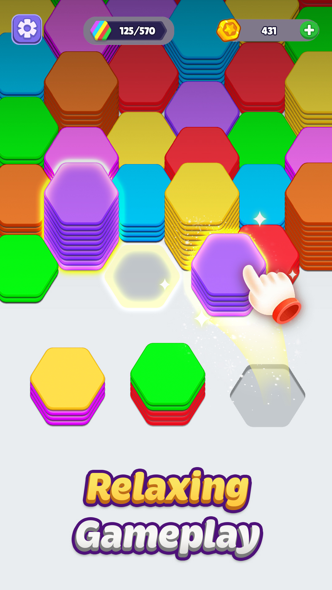 اسکرین شات 1 بازی Hexa Sorting Puzzle