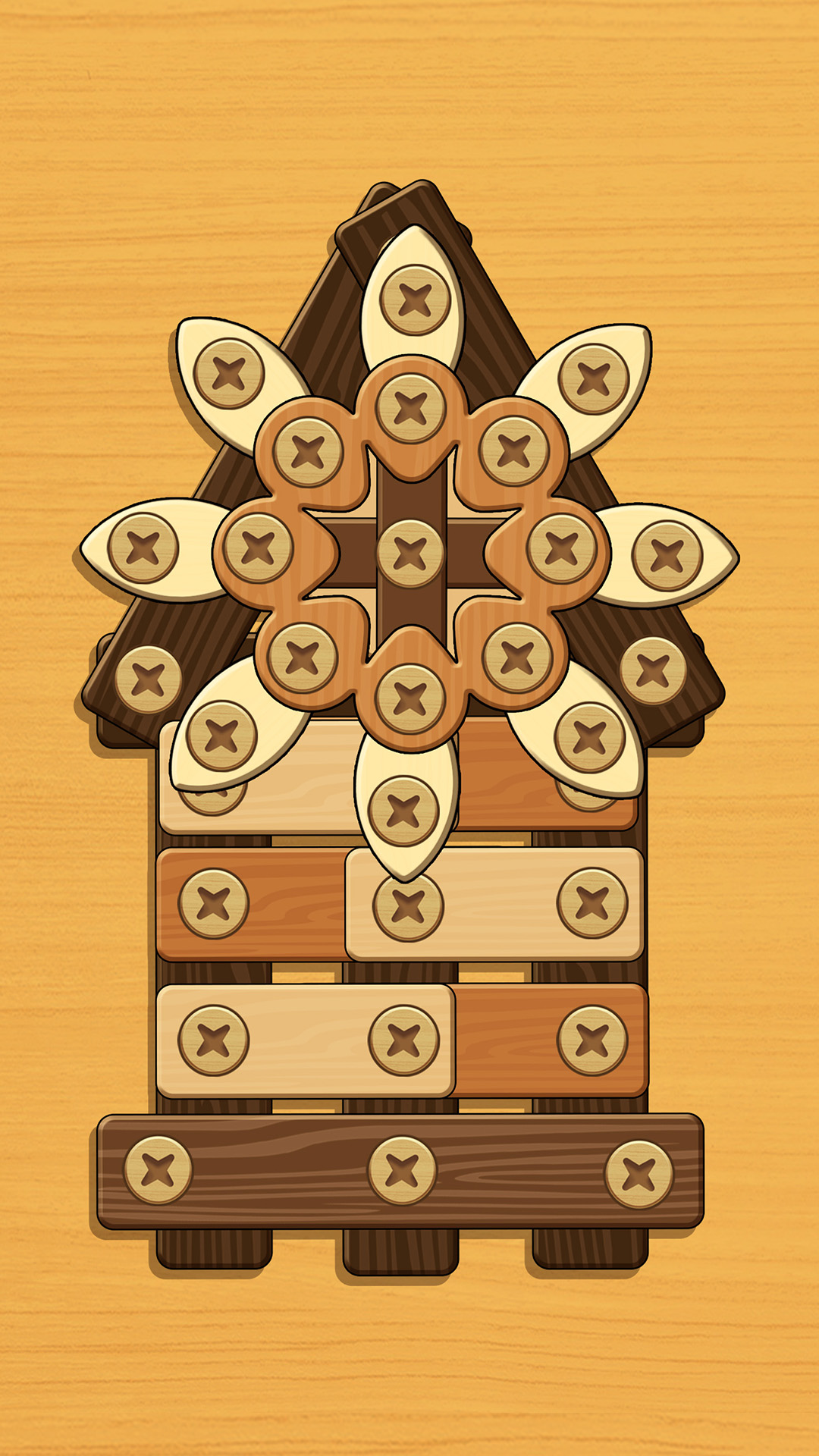 اسکرین شات 5 بازی Screw Puzzle: Wood Nut & Bolt™