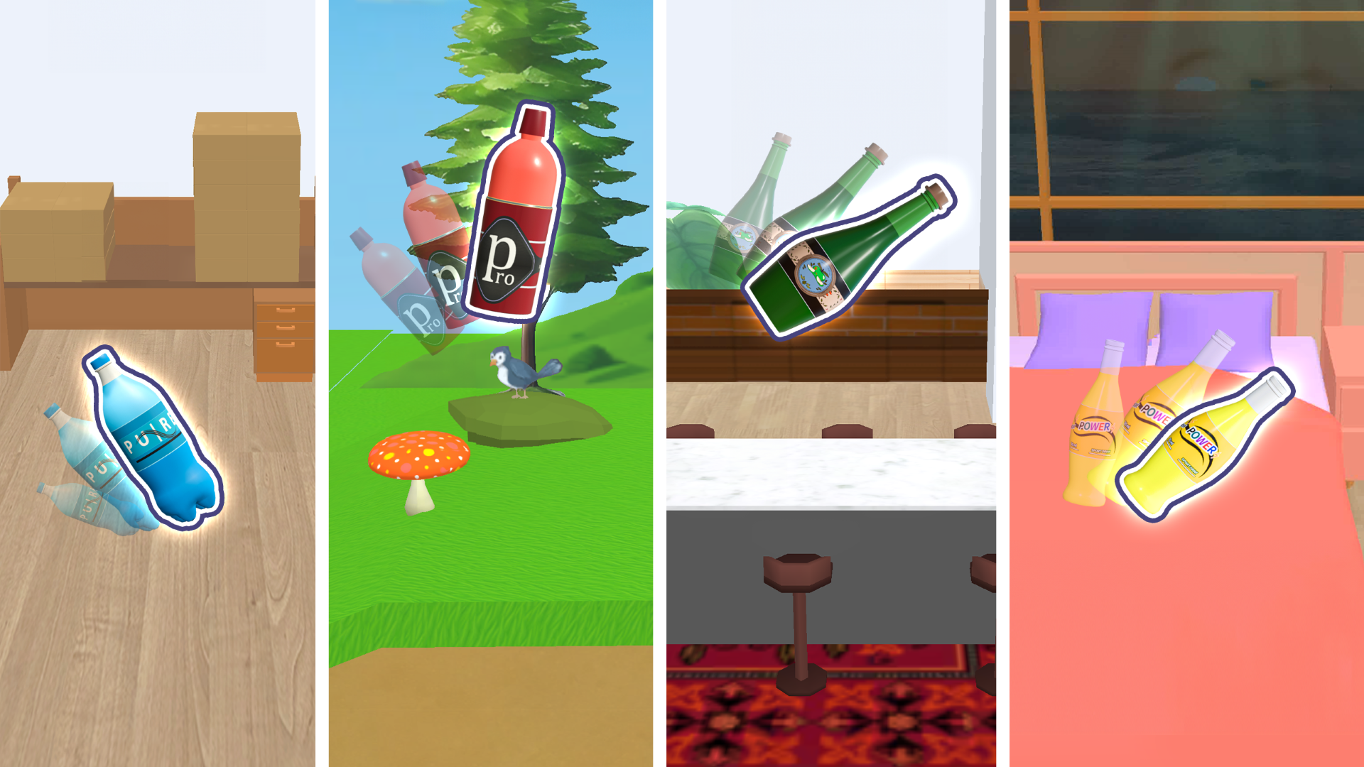 اسکرین شات 8 بازی Ultimate Bottle Flip 3D Game