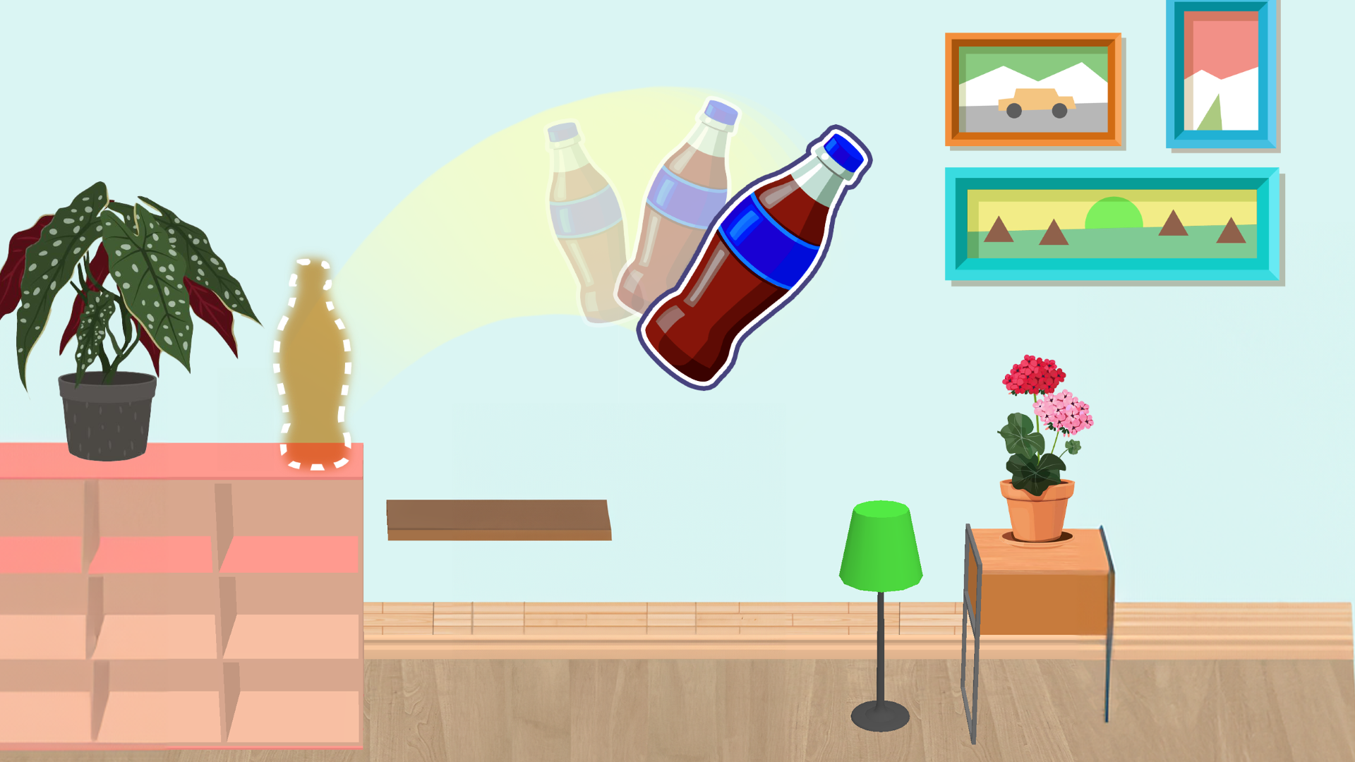 اسکرین شات 1 بازی Ultimate Bottle Flip 3D Game