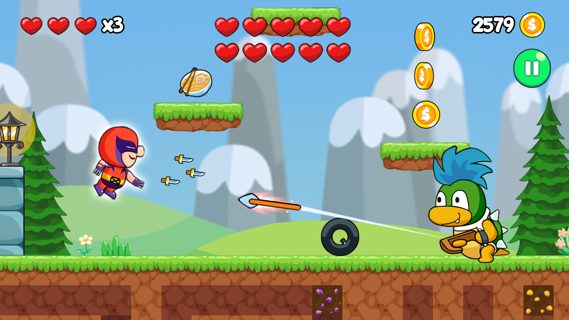 اسکرین شات 1 بازی Super Run: Adventure Bop World