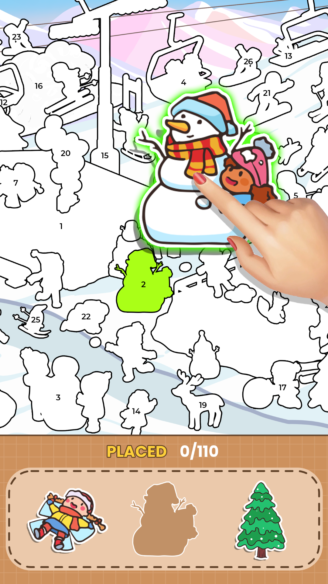 اسکرین شات 1 بازی Sticker Book: Coloring Puzzle