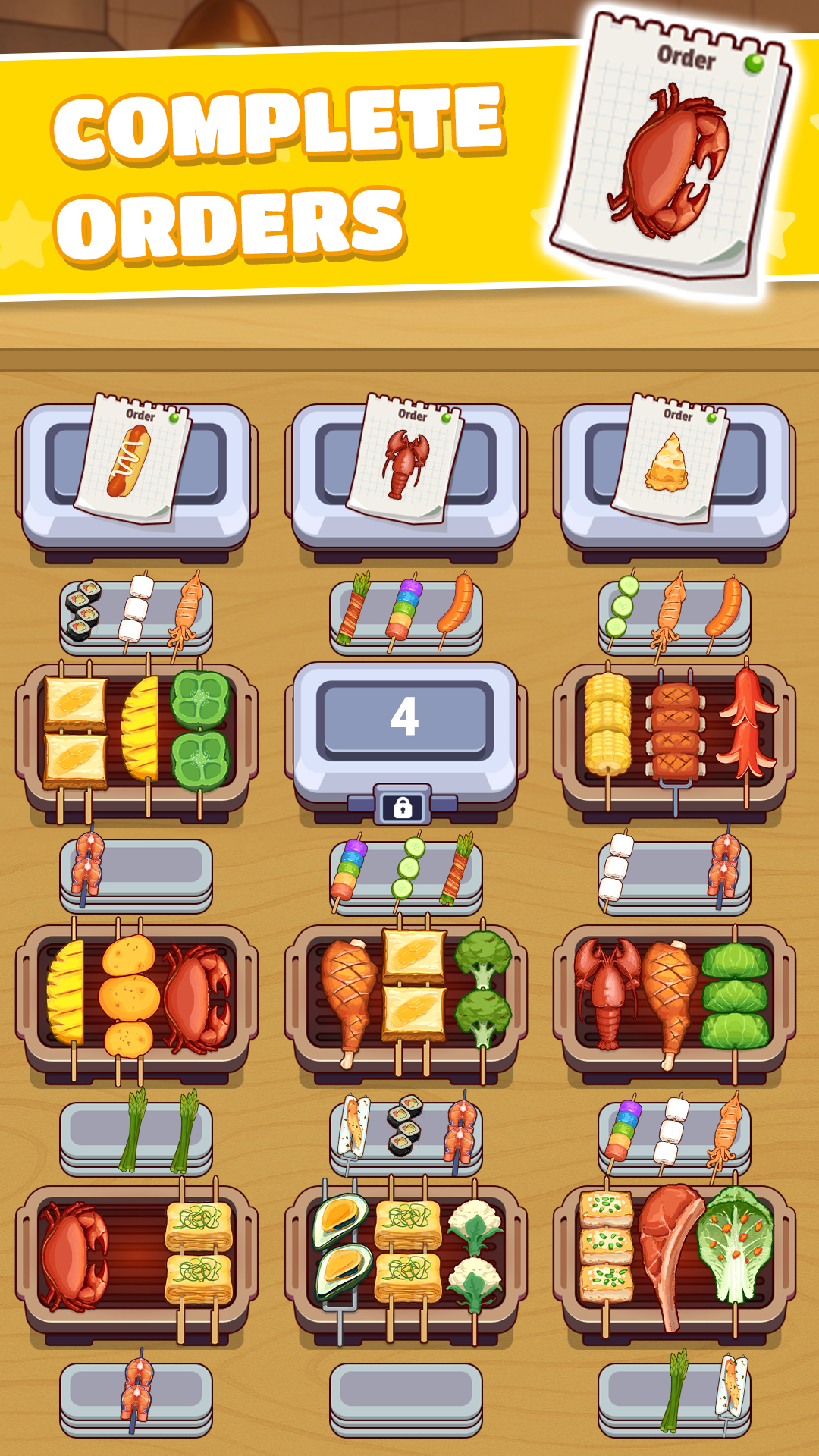 اسکرین شات 3 بازی BBQ Sort: Matching Challenge