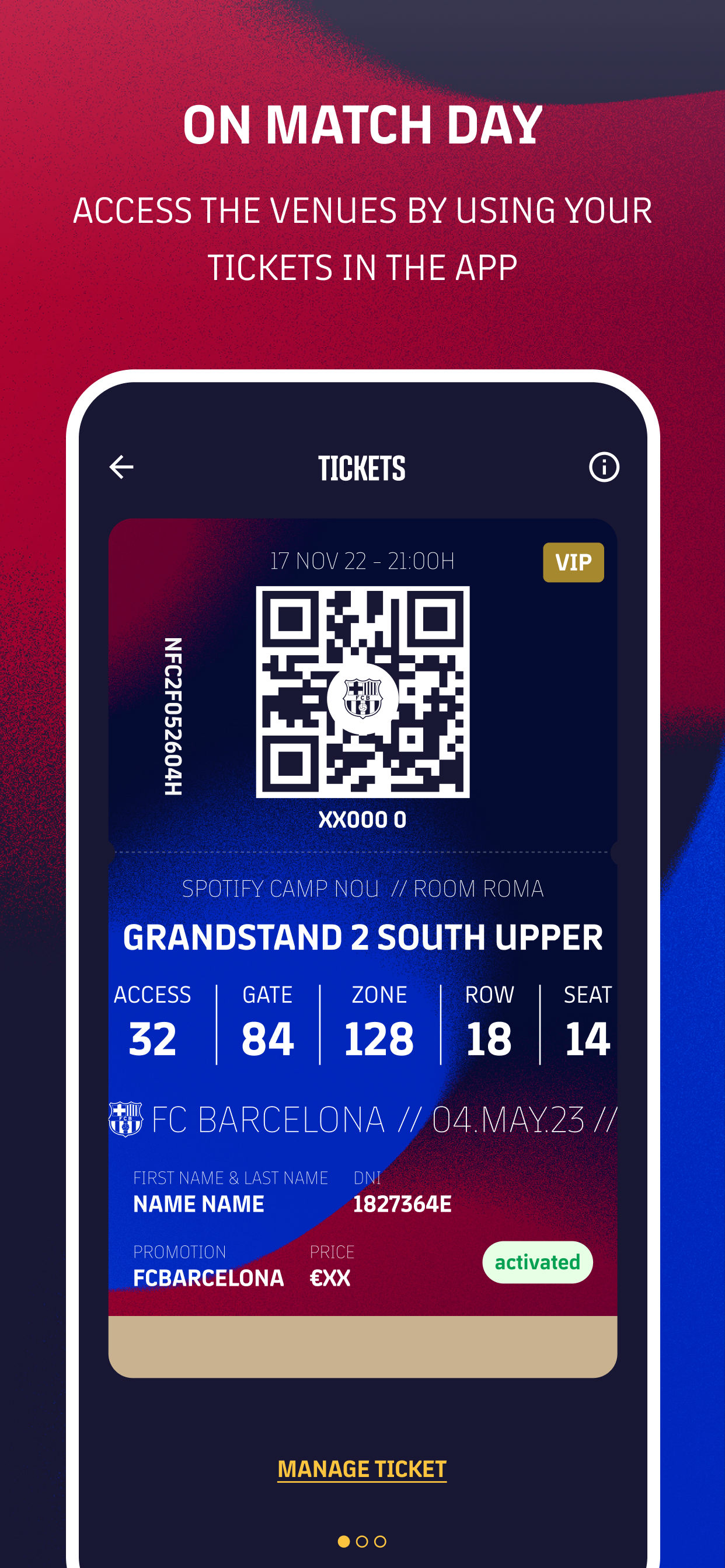 اسکرین شات 3 برنامه FC Barcelona Tickets
