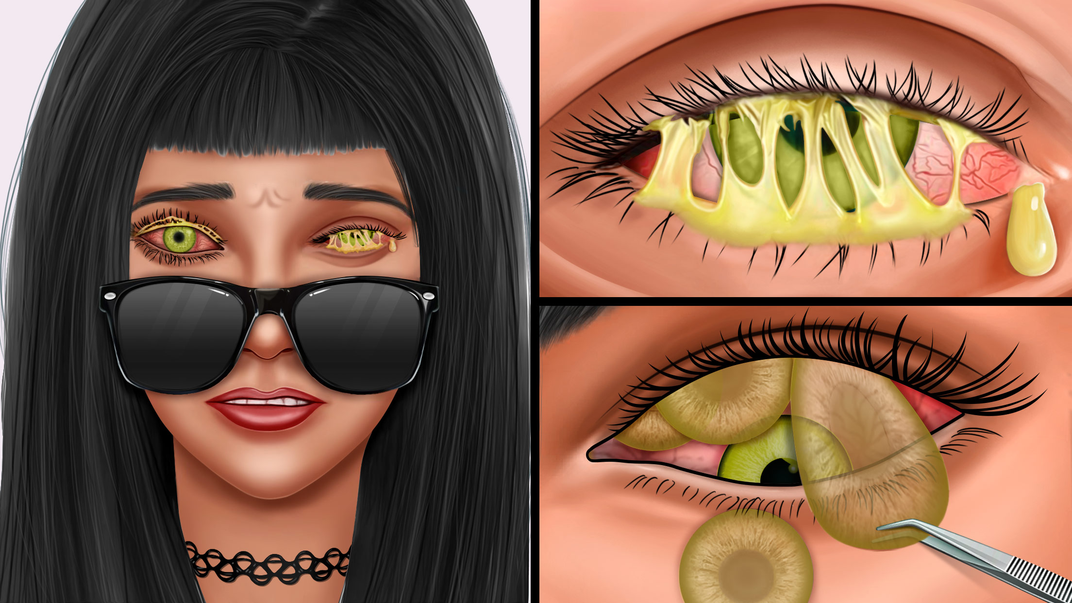 اسکرین شات 3 بازی ASMR Eye Art: Eye Makeup Game