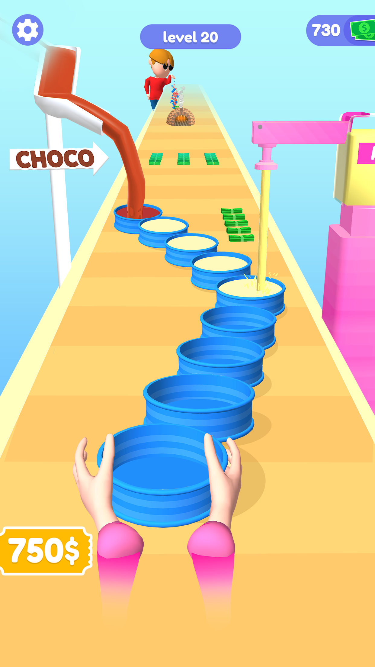 اسکرین شات 1 بازی Bakery Stack: Cooking Games