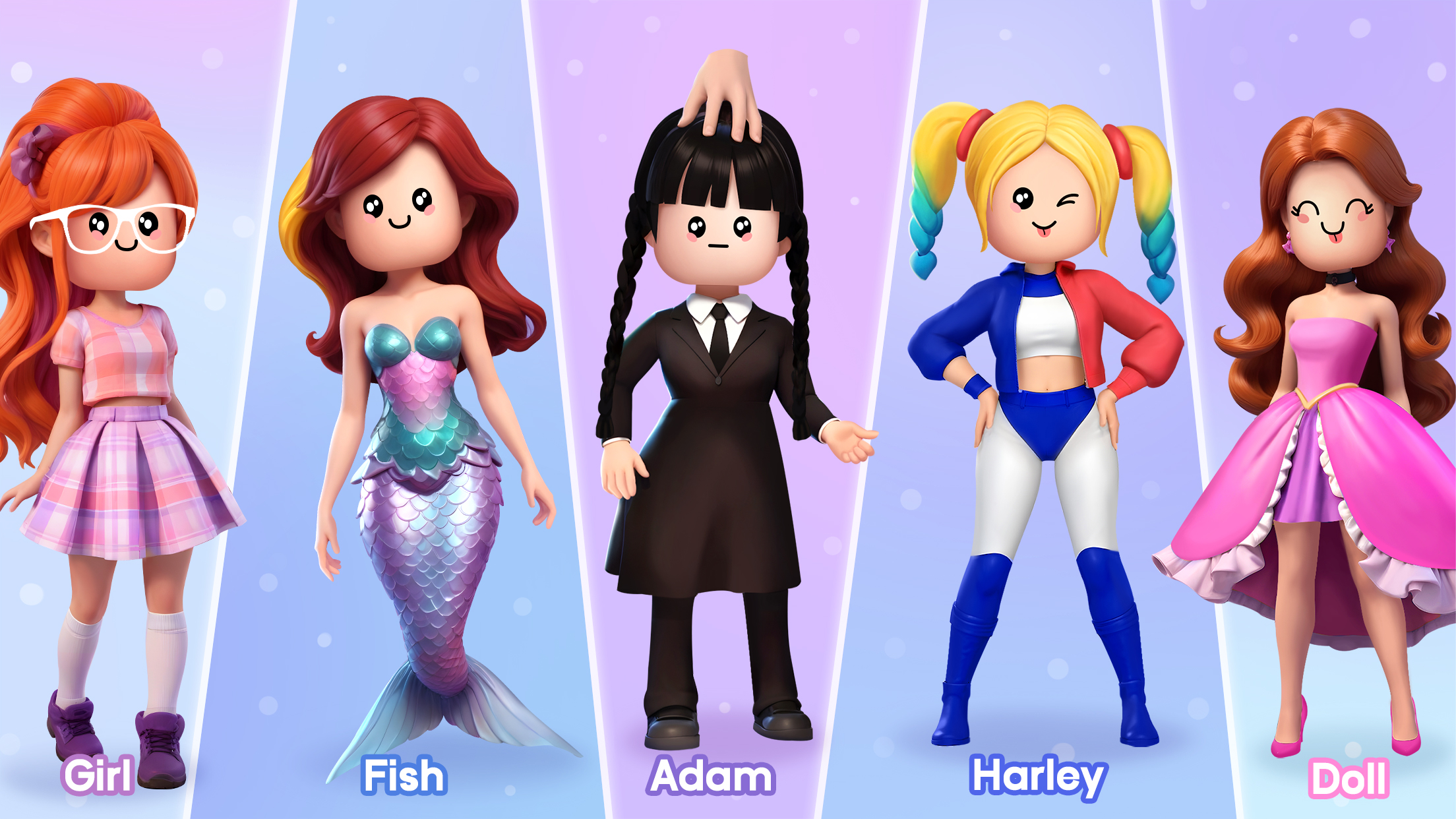 اسکرین شات 2 بازی Dress Up Doll: Fashion Games