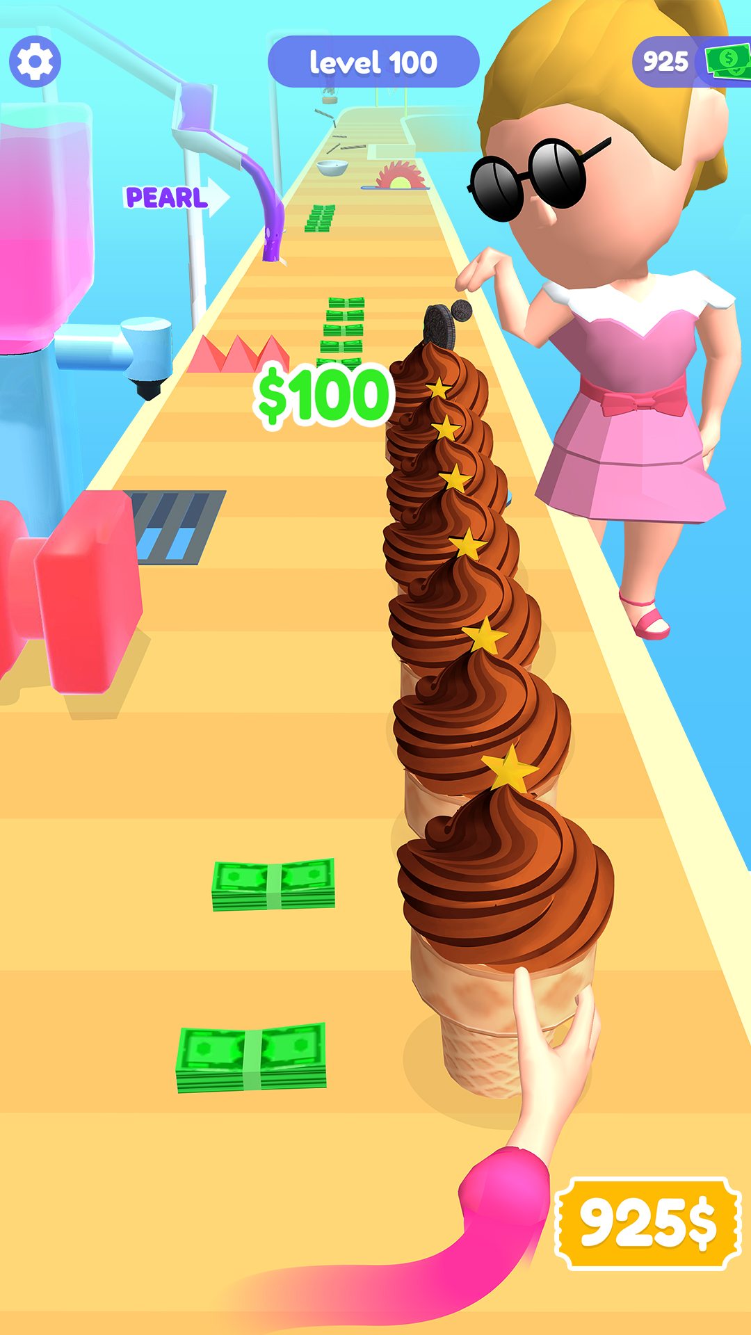 اسکرین شات 4 بازی Ice Cream Stack- Dessert DIY