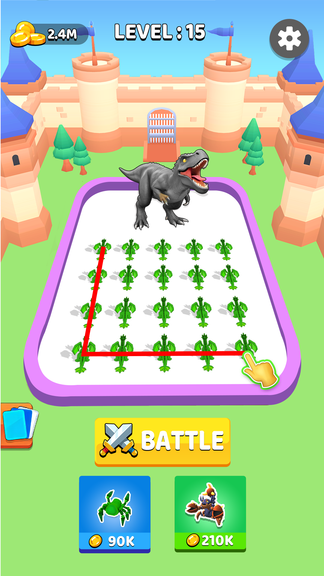 اسکرین شات 3 بازی Monster Merge Dinosaur Games