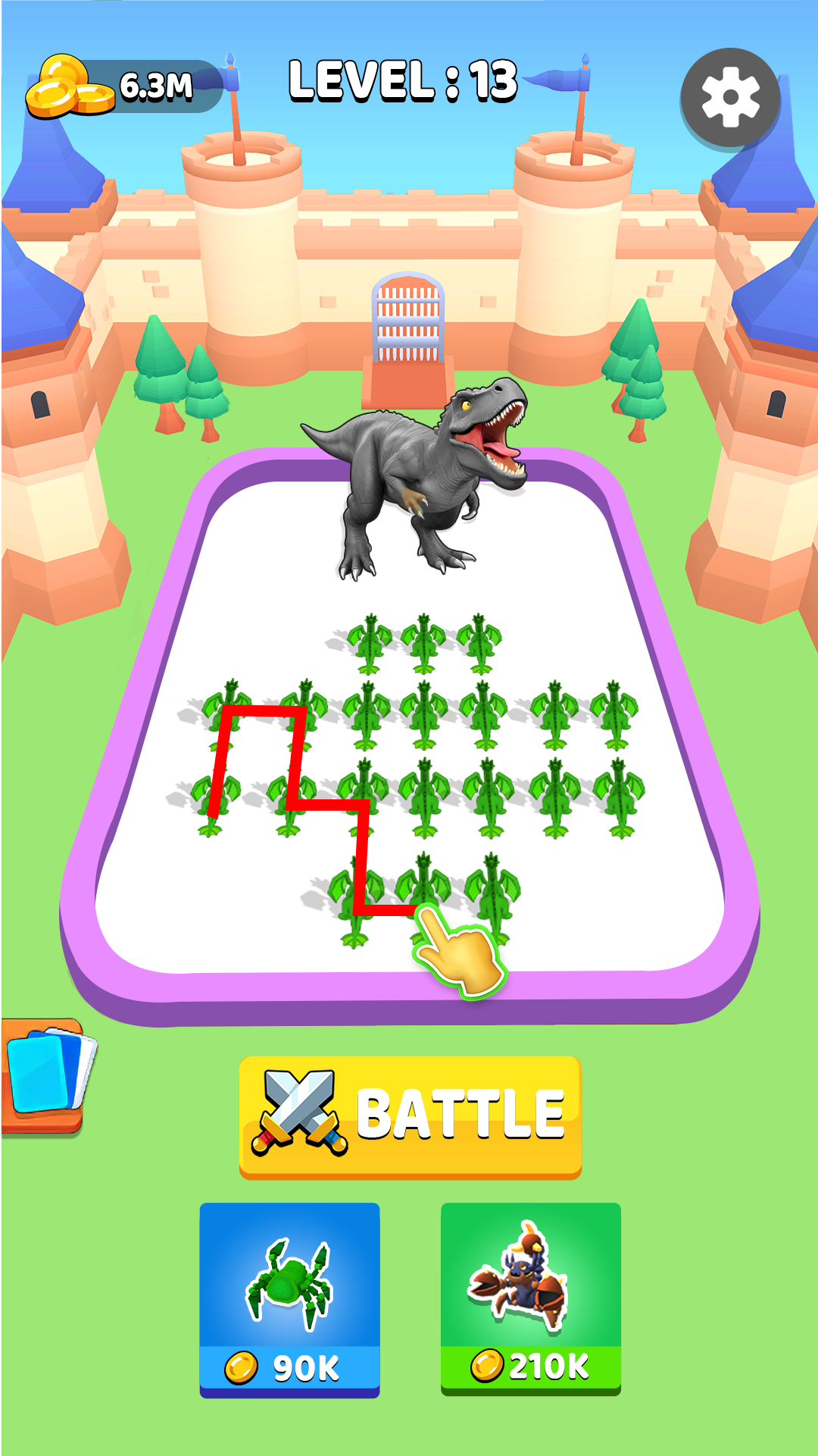 اسکرین شات 5 بازی Monster Merge Dinosaur Games