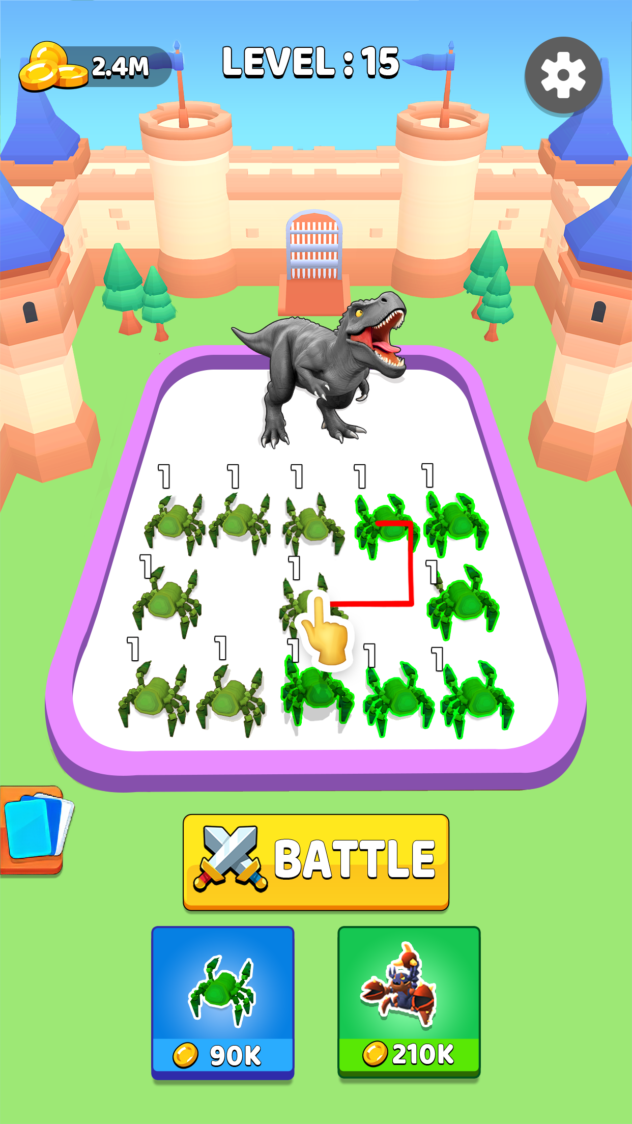 اسکرین شات 3 بازی Merge Monster: Dinosaur Games