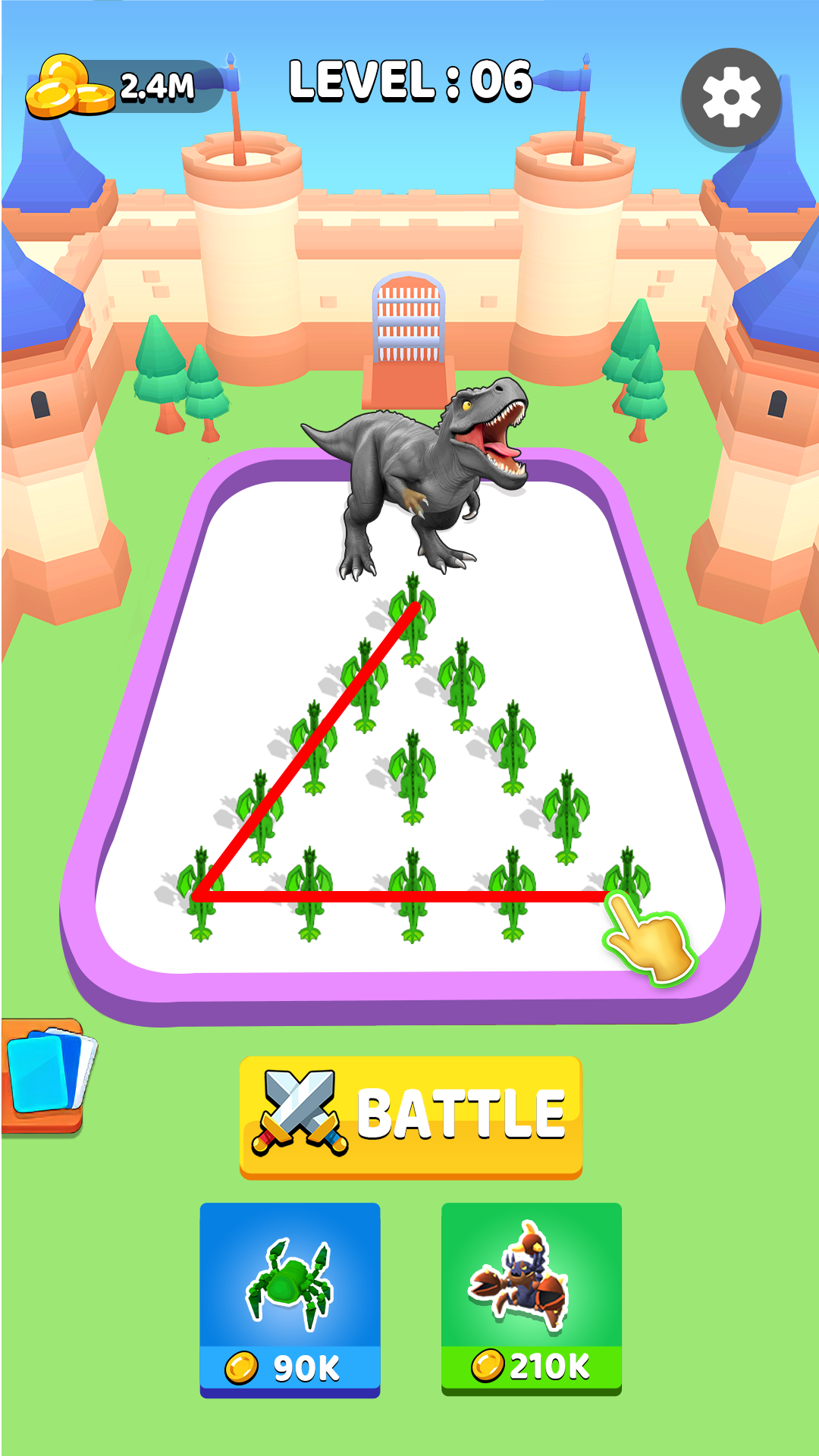 اسکرین شات 1 بازی Monster Merge Dinosaur Games