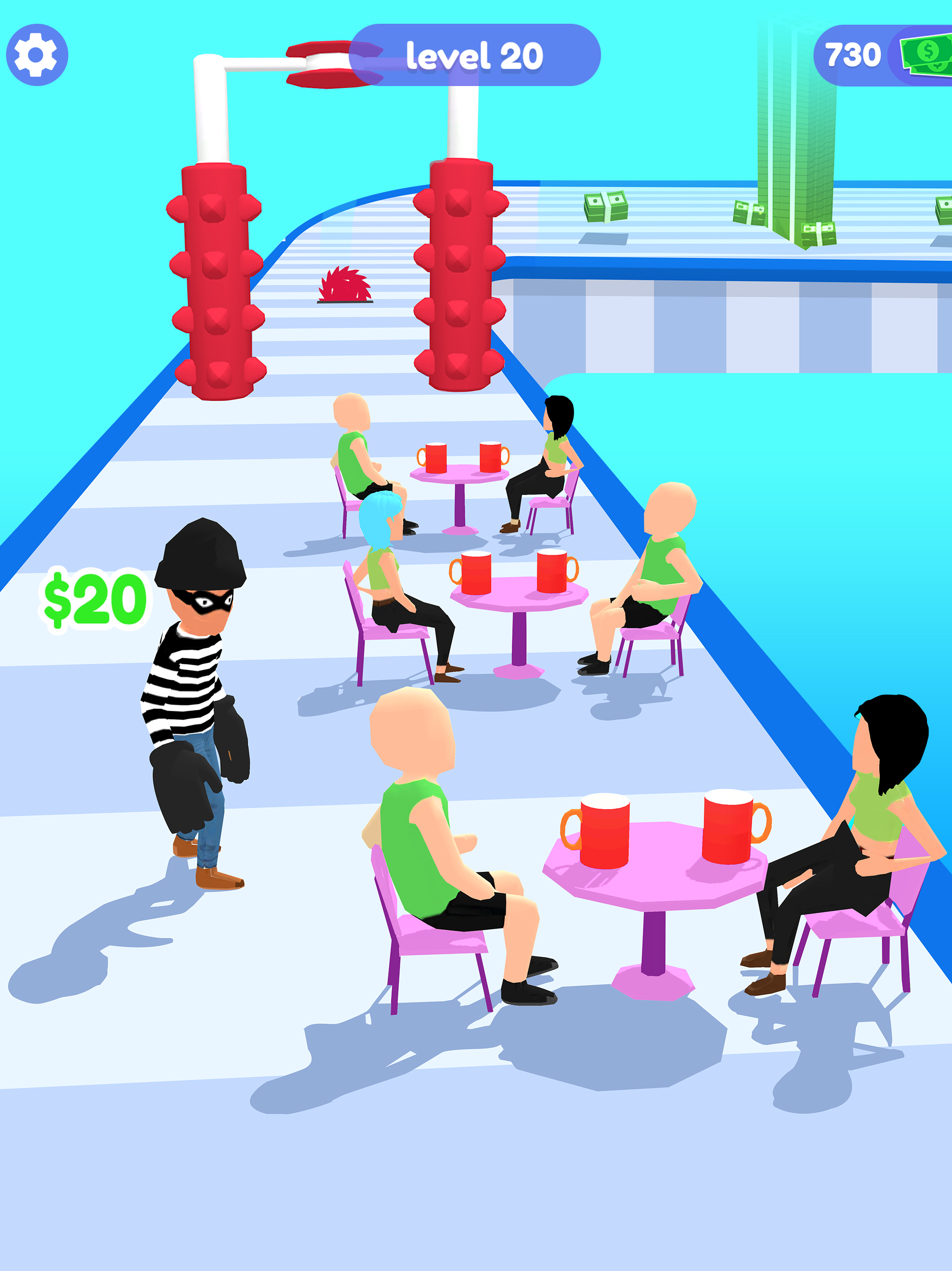 اسکرین شات 1 بازی Thief Run Race 3D: Fun Race