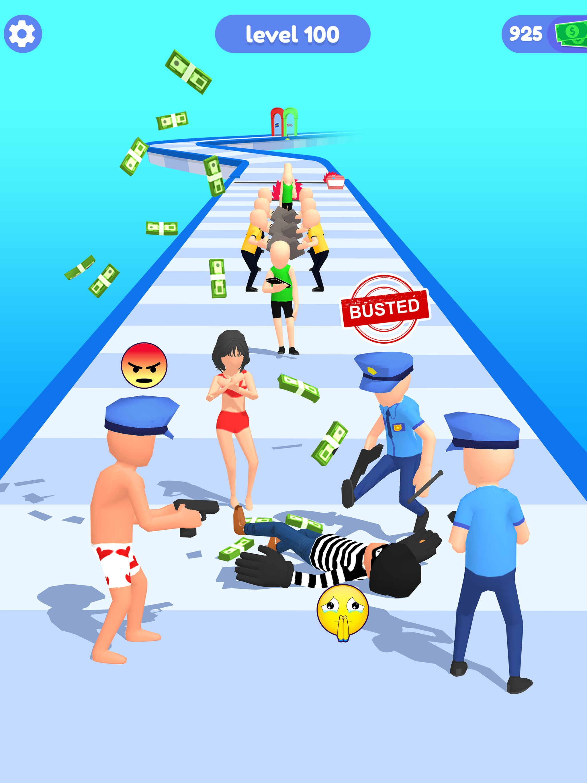 اسکرین شات 4 بازی Thief Run Race 3D: Fun Race