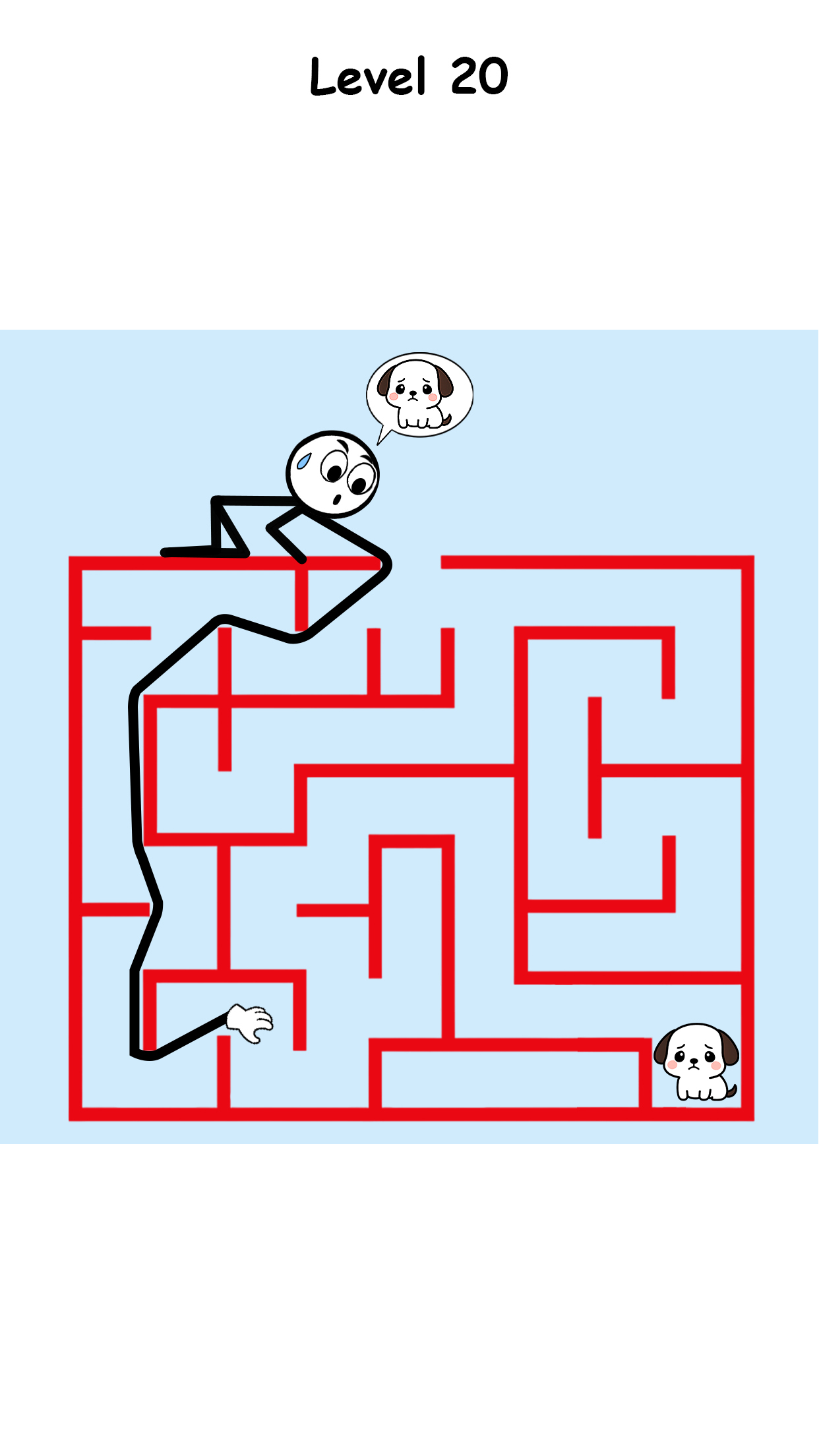 اسکرین شات 2 بازی Stickman Long Hand Puzzle Game