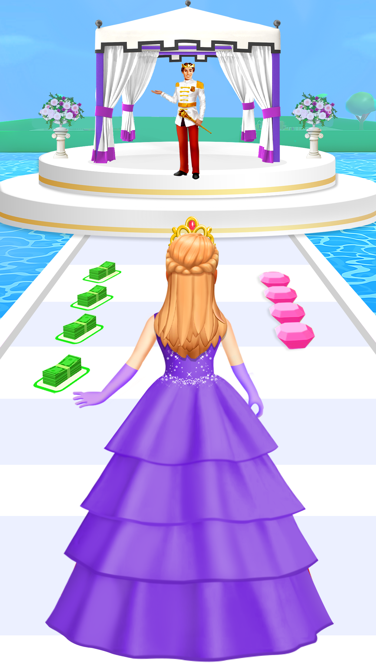 اسکرین شات 1 بازی Princess Race: Wedding Games
