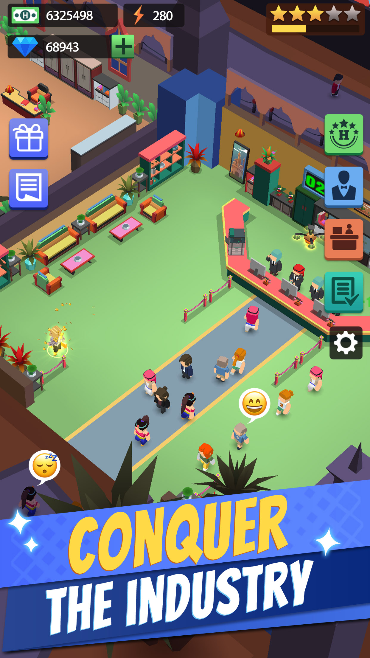 اسکرین شات 5 بازی Idle Hotel Kingdom Tycoon