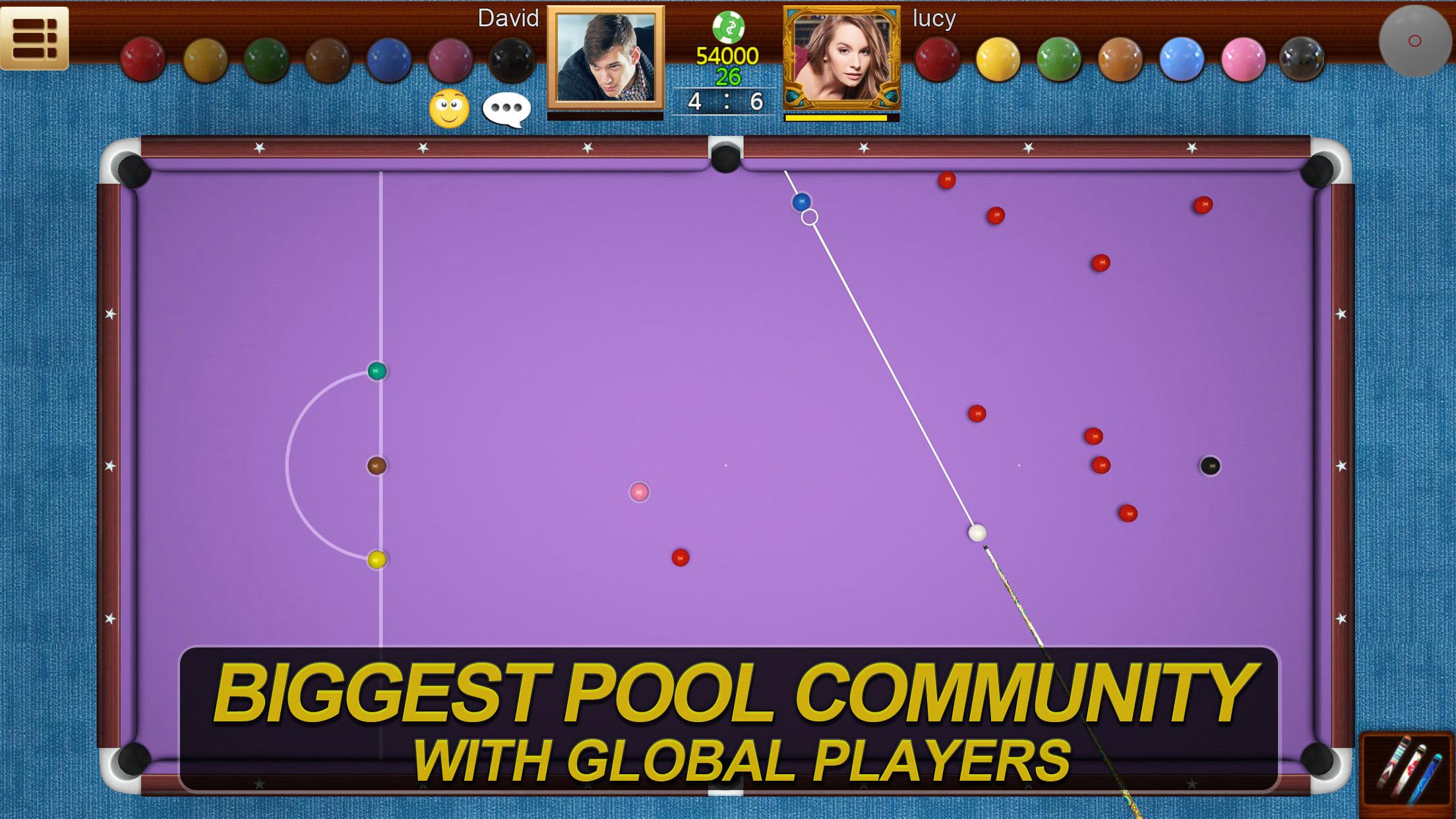 اسکرین شات 3 بازی Real Pool 3D Online 8Ball Game
