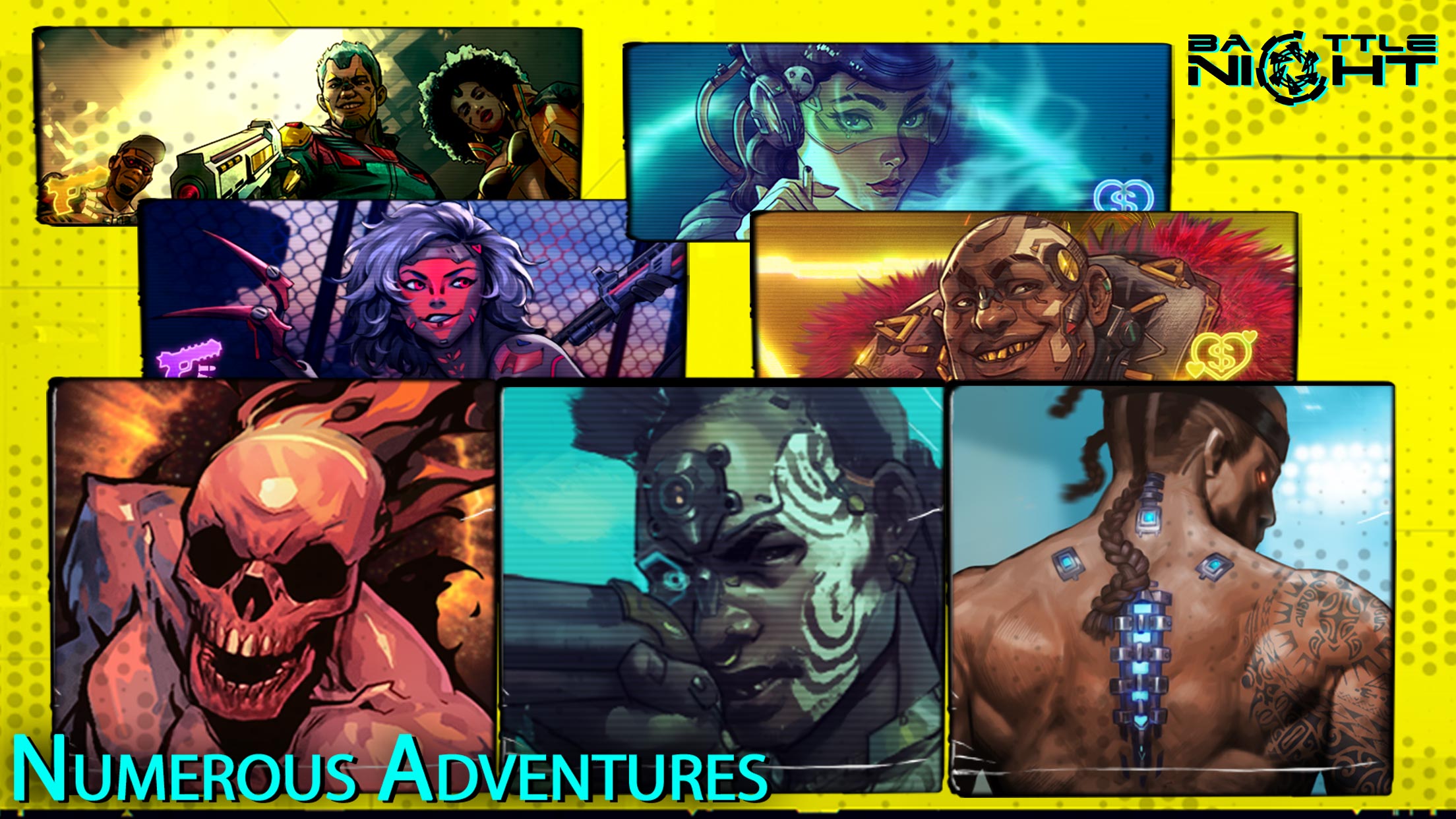 اسکرین شات 7 بازی Battle Night: Cyberpunk RPG
