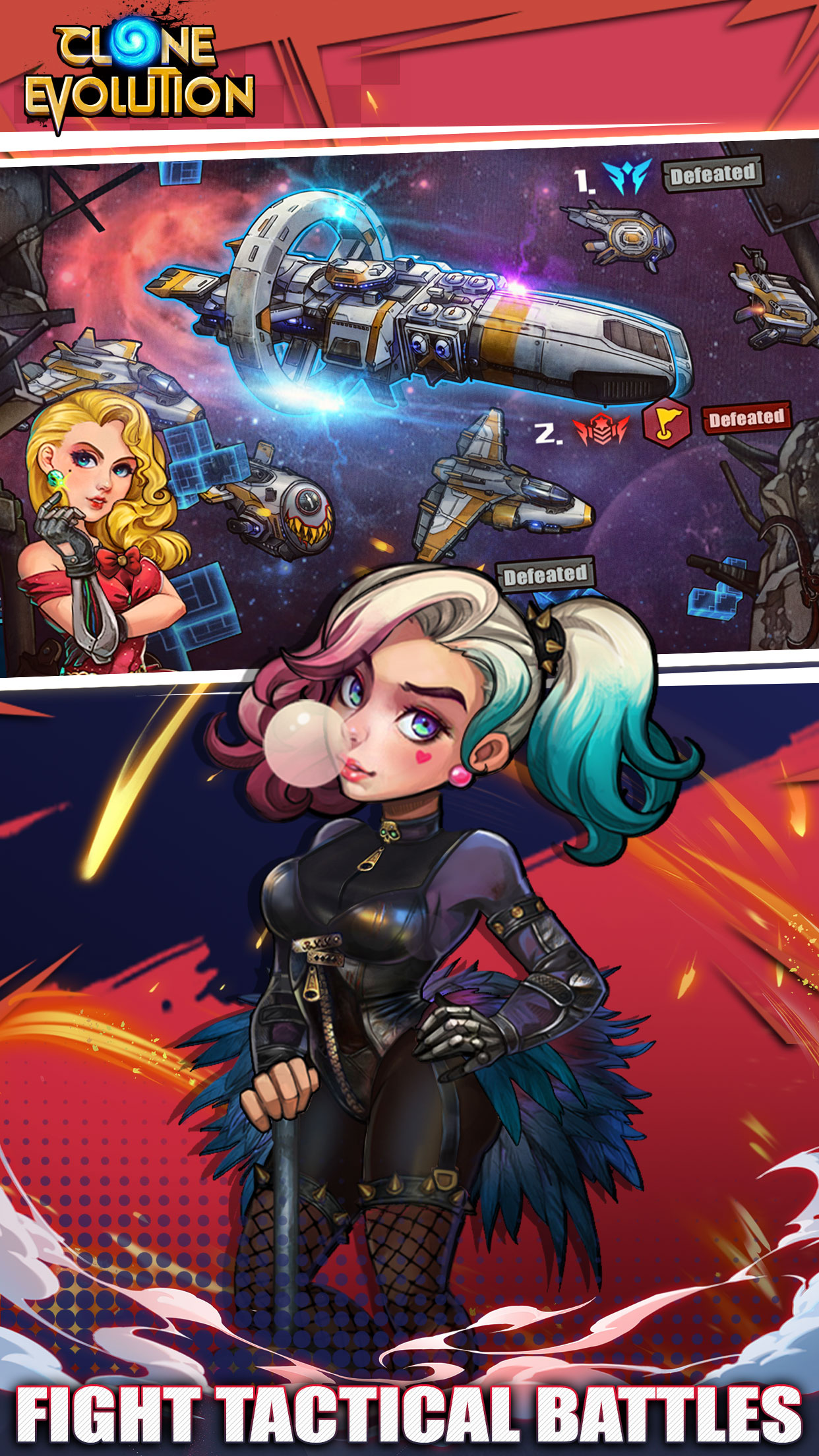 اسکرین شات 6 بازی Clone Evolution: Cyber War RPG