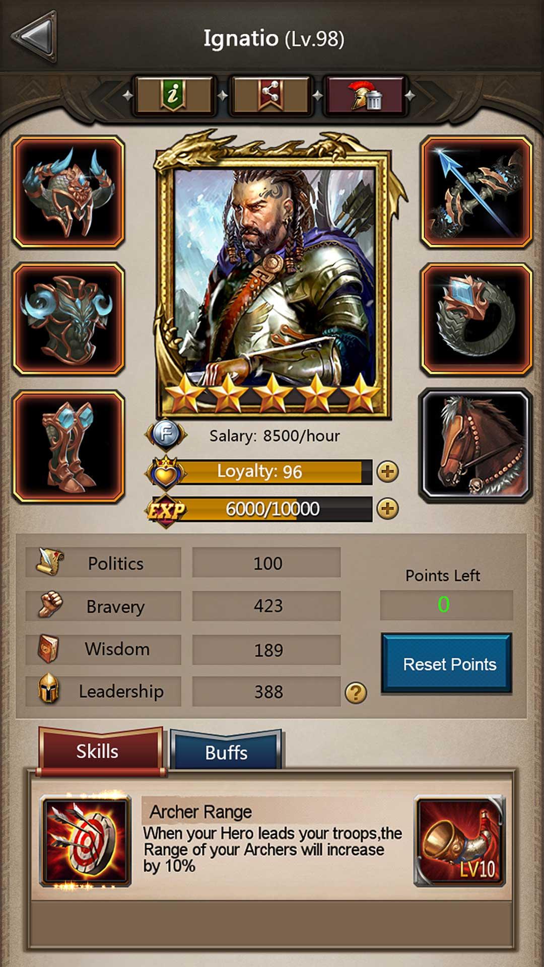 اسکرین شات 6 بازی Empire War: Age of hero