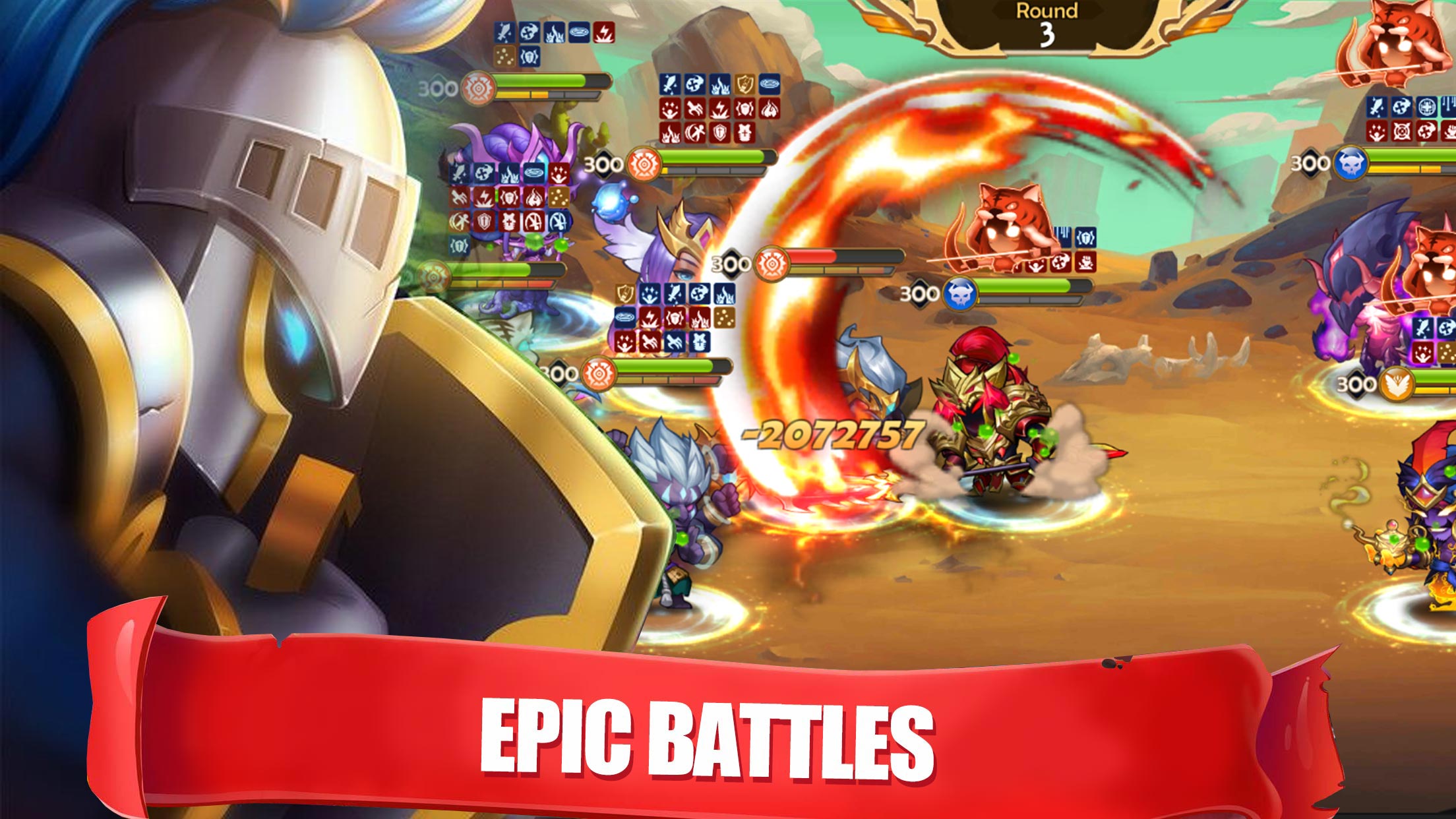 اسکرین شات 3 بازی Epic Summoners: Epic idle RPG