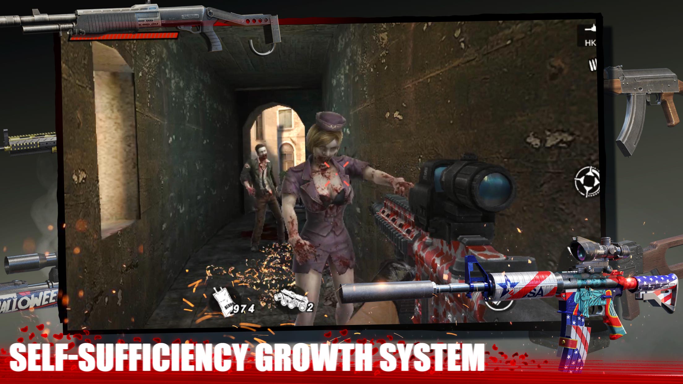 اسکرین شات 5 بازی Zombie Frontier 4: Shooting 3D