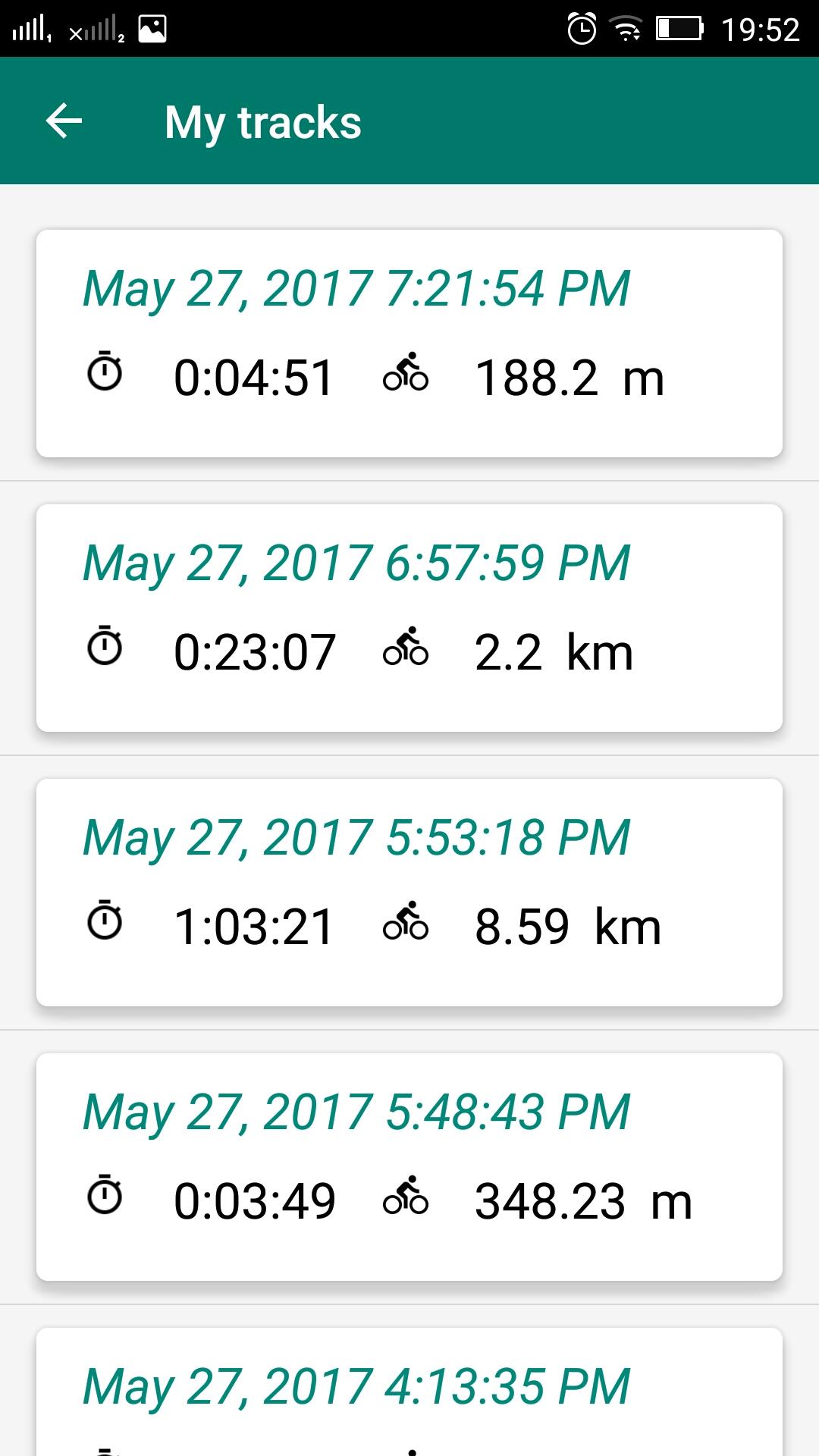 اسکرین شات 4 برنامه Bike Computer - Cycling Tool