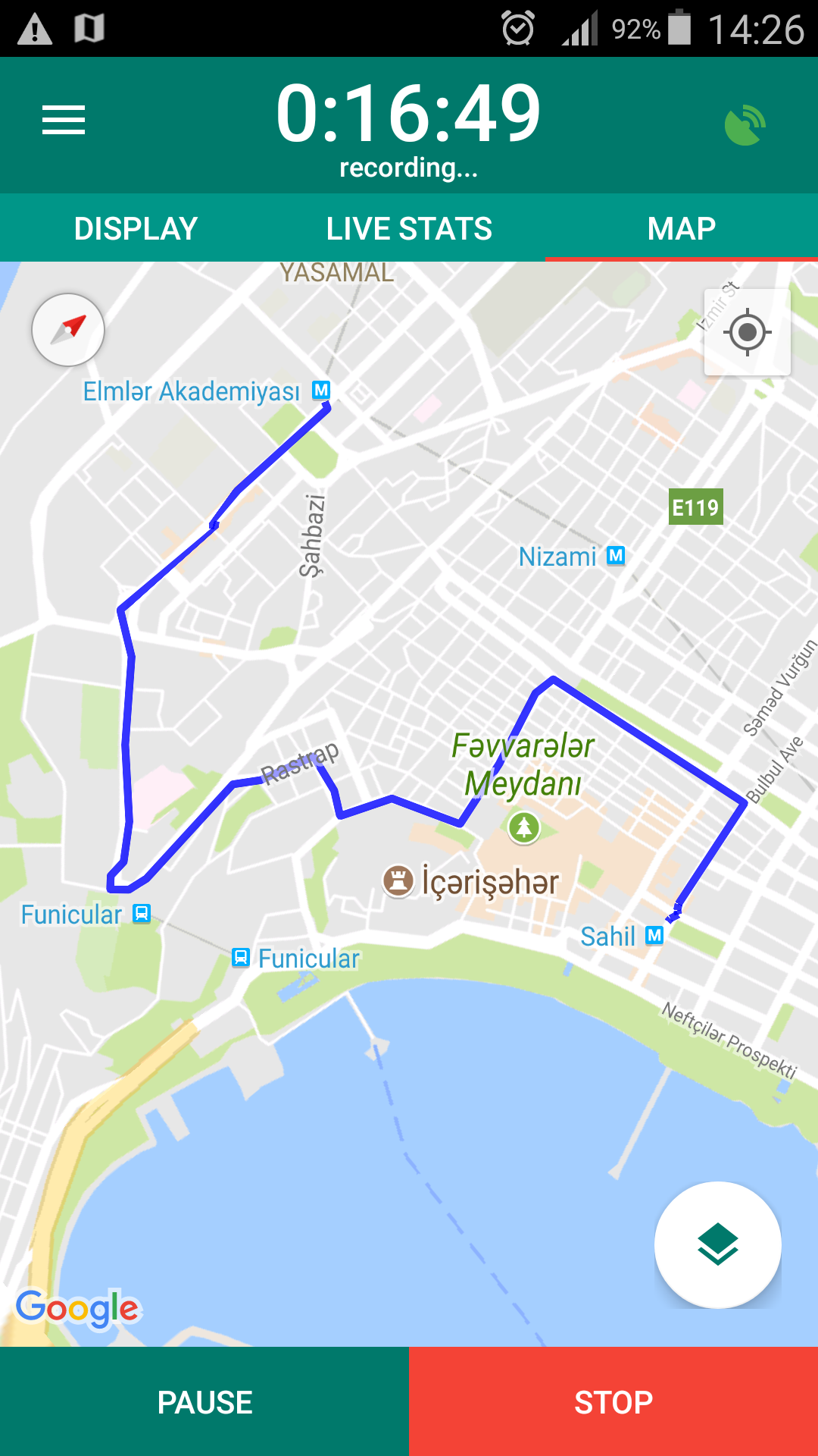 اسکرین شات 3 برنامه Bike Computer - Cycling Tool