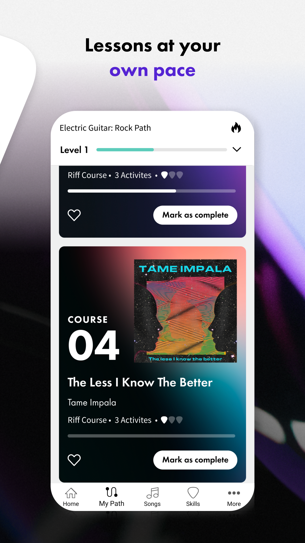 اسکرین شات 3 برنامه Fender Play: Music Lessons