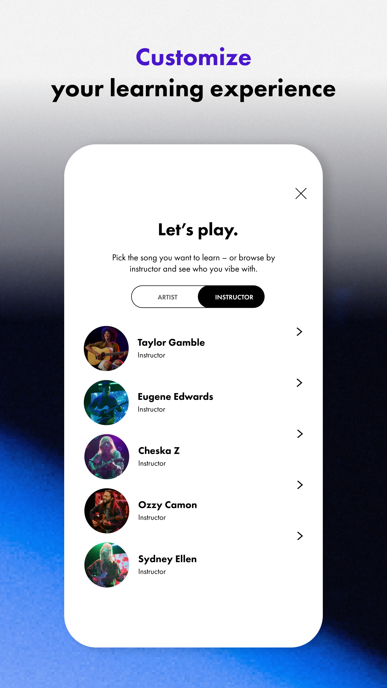 اسکرین شات 7 برنامه Fender Play: Music Lessons