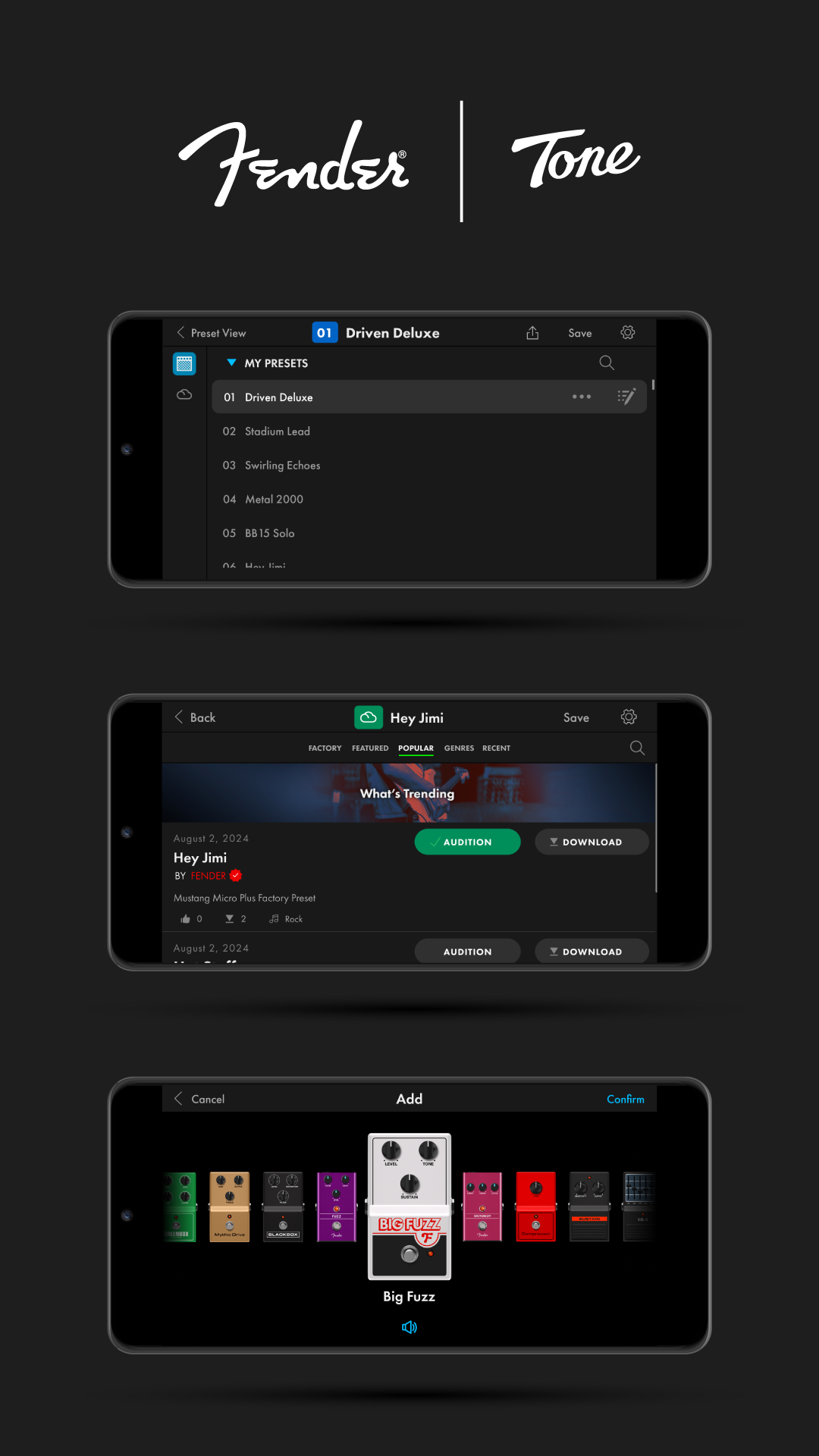 اسکرین شات 2 برنامه Fender Tone