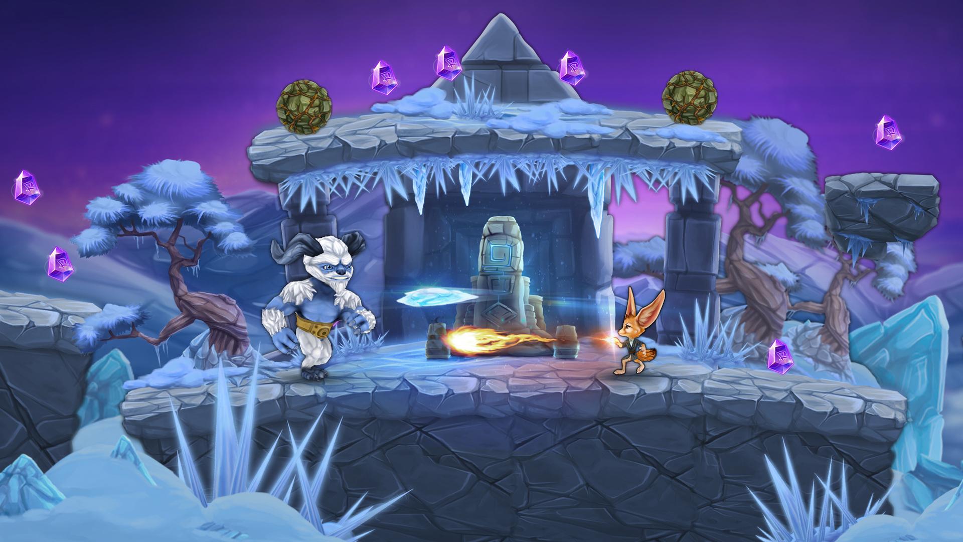 اسکرین شات 3 بازی Fin Ancient Mystery platformer