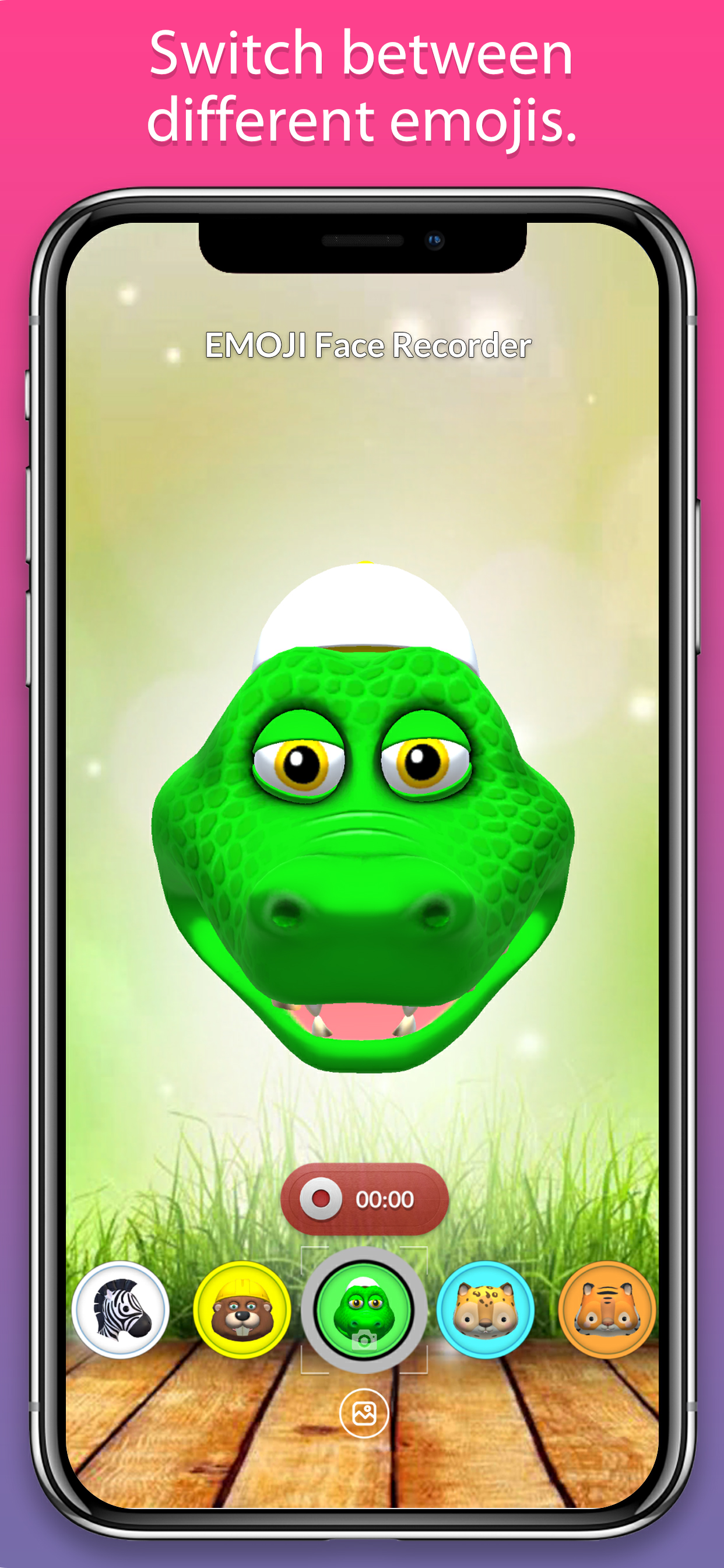 اسکرین شات 3 برنامه Emoji Face Recorder