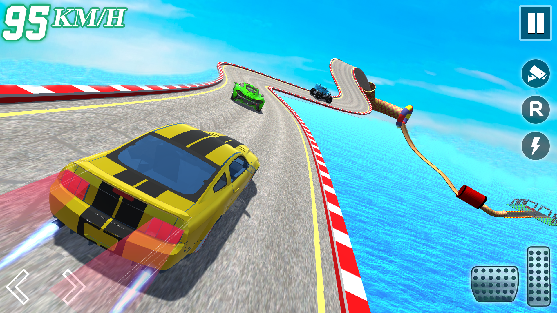 اسکرین شات 4 بازی Ramp Car Racer: GT Car Stunts