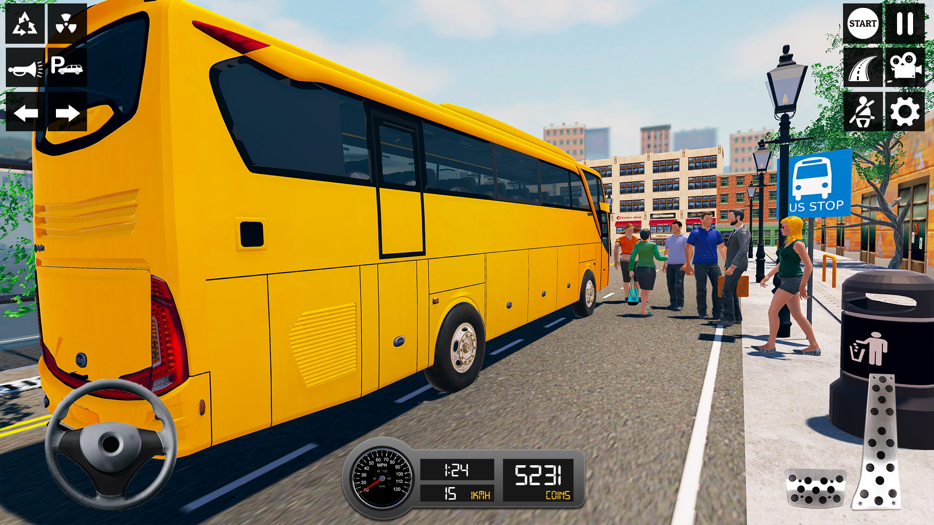 اسکرین شات 5 بازی Bus Simulator Drivivg Games 3D