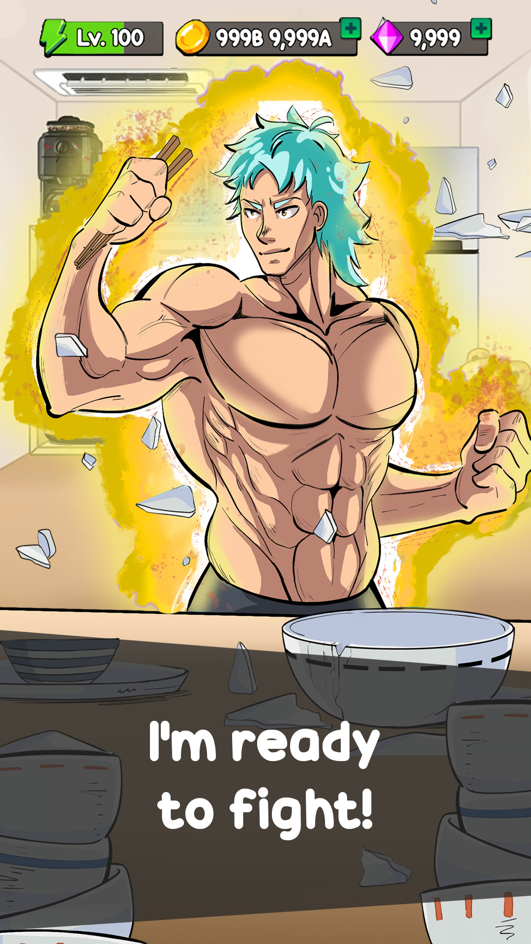 اسکرین شات 5 بازی Food Fighter Clicker | Mukbang