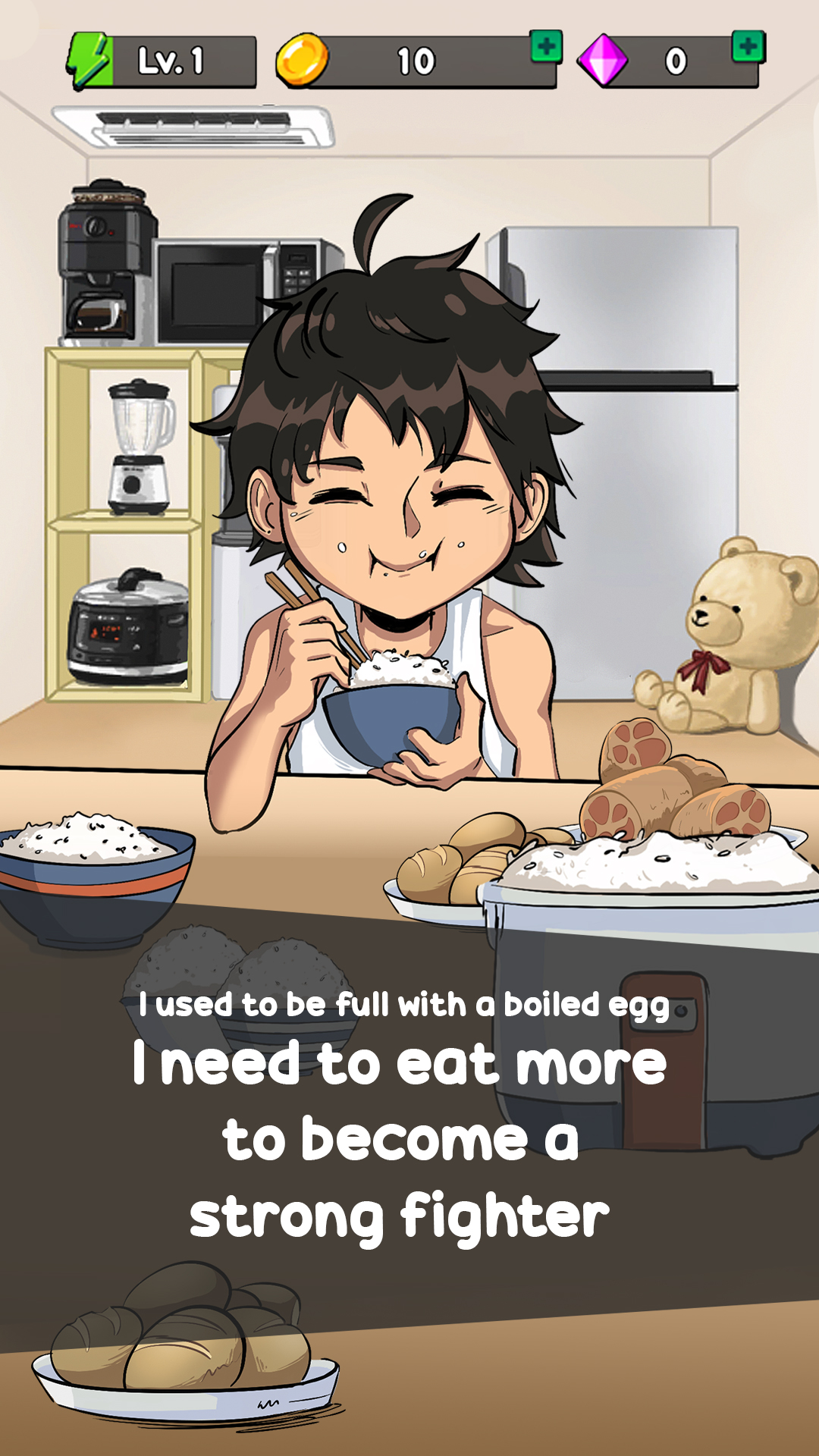 اسکرین شات 6 بازی Food Fighter Clicker | Mukbang