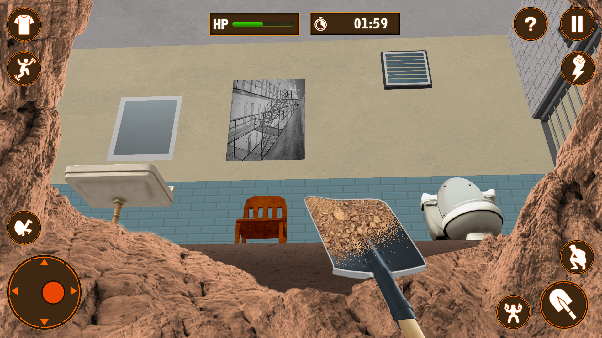 اسکرین شات 4 بازی Prison Escape: Dig Out Journey
