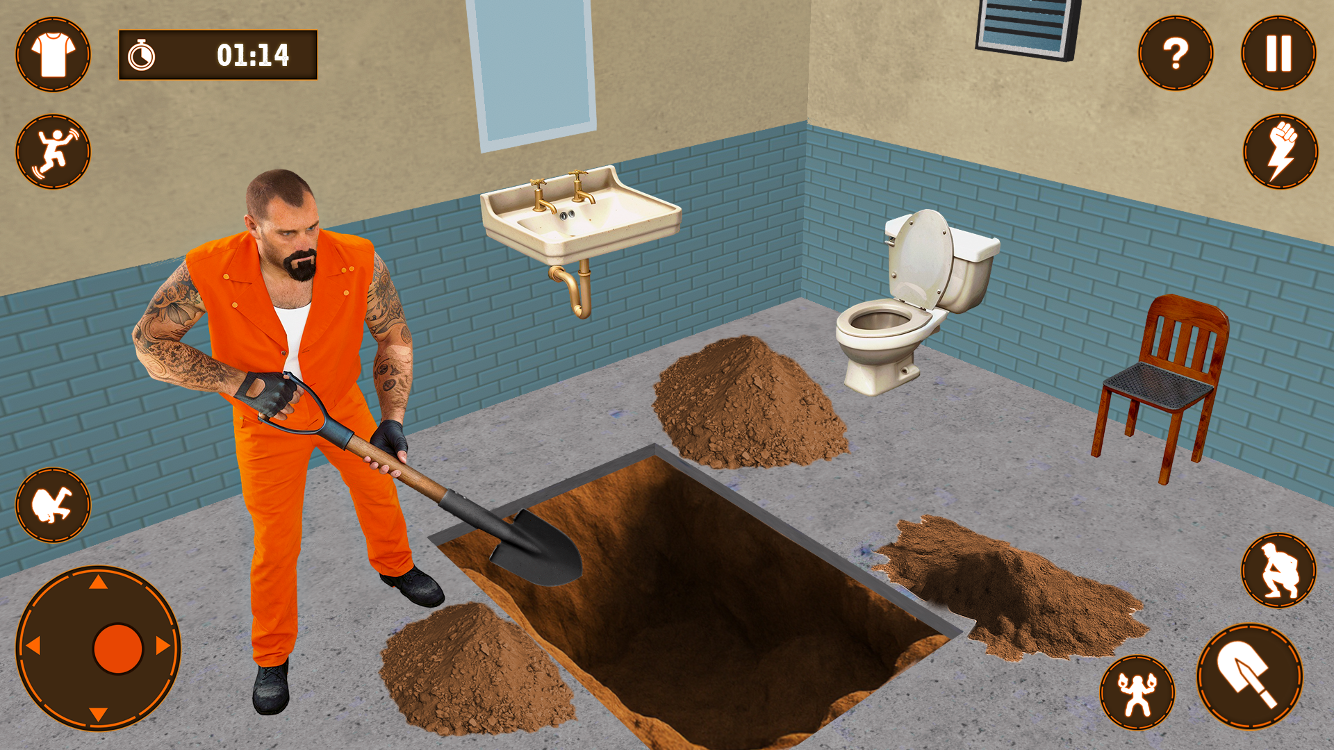 اسکرین شات 3 بازی Prison Escape: Dig Out Journey